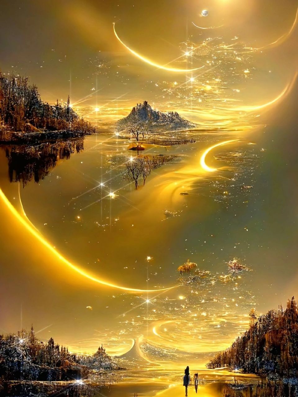 绝美!这组星空壁纸也太好看了, 老规矩,原图给大家放后面啦