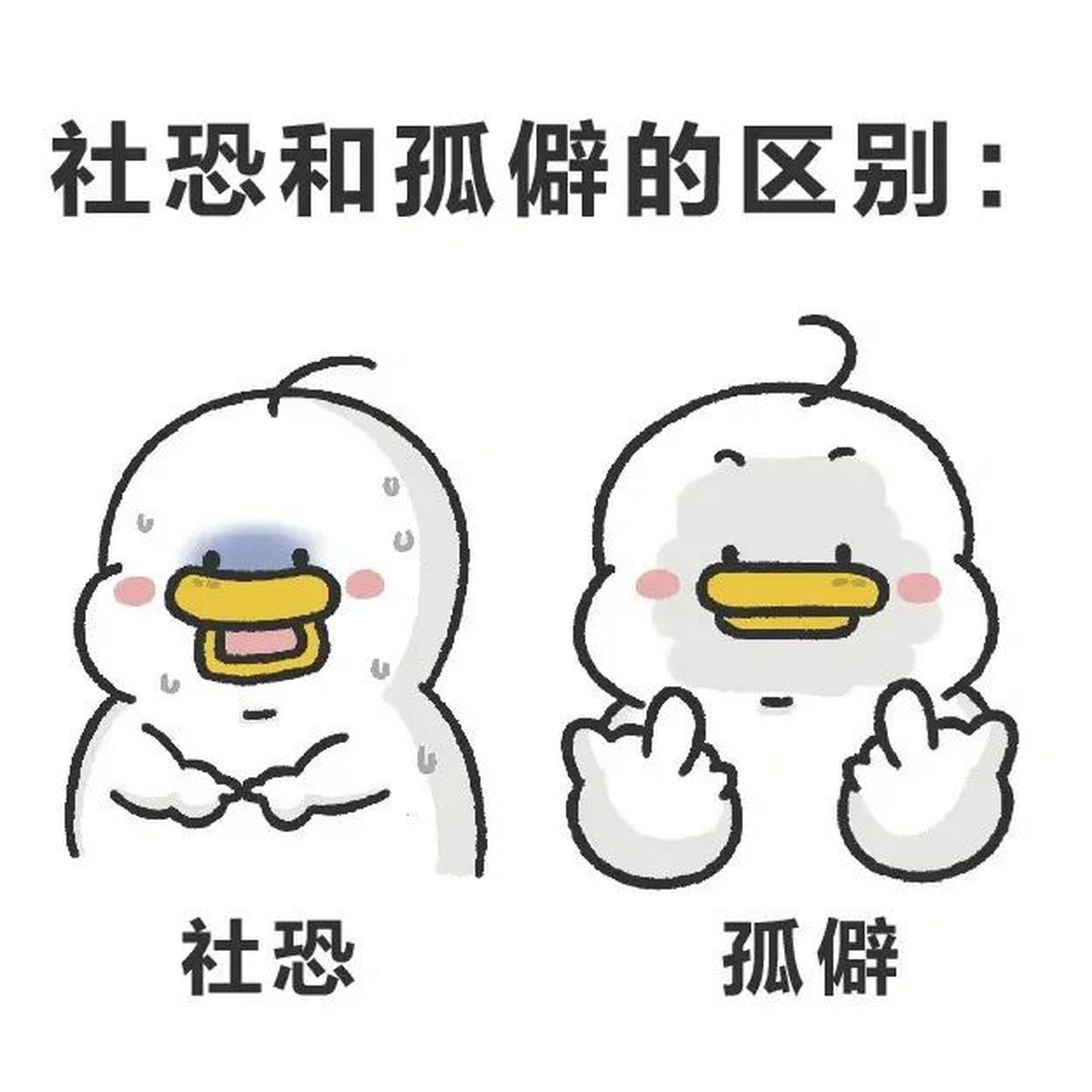 你那能叫社恐吗,那分明是孤僻 #表情包##如何看待当代青年社恐现状