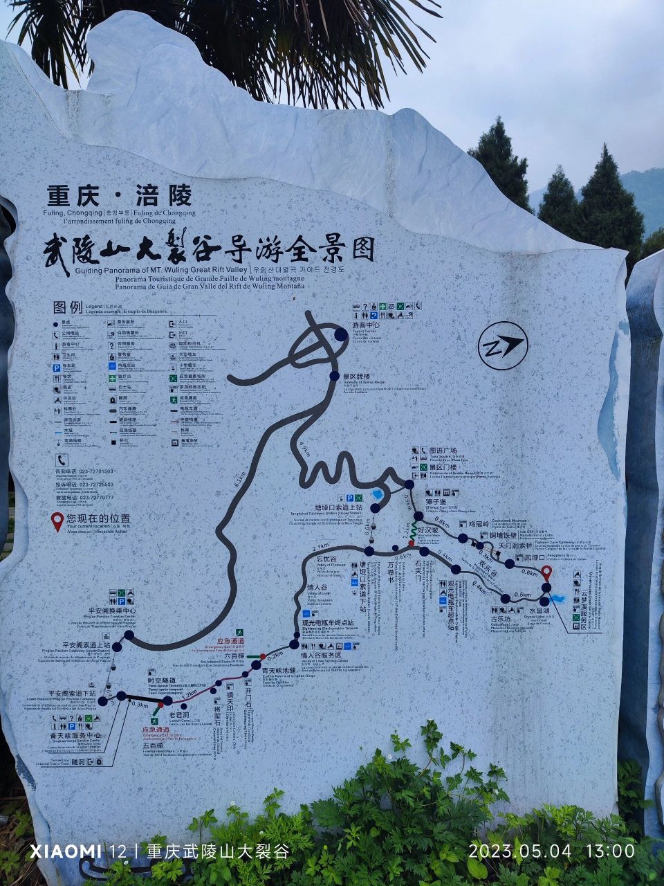 重庆武陵山大裂谷 7878长假之后春山空      人惊鸟飞树丛中 98