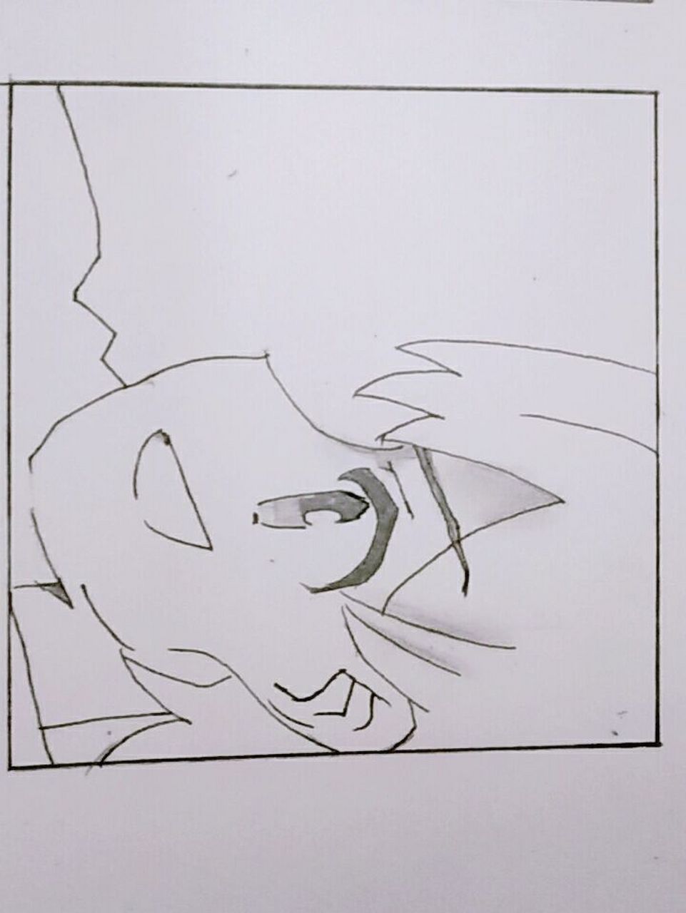 超简单的男生漫画侧脸小人物78 我的第三幅画