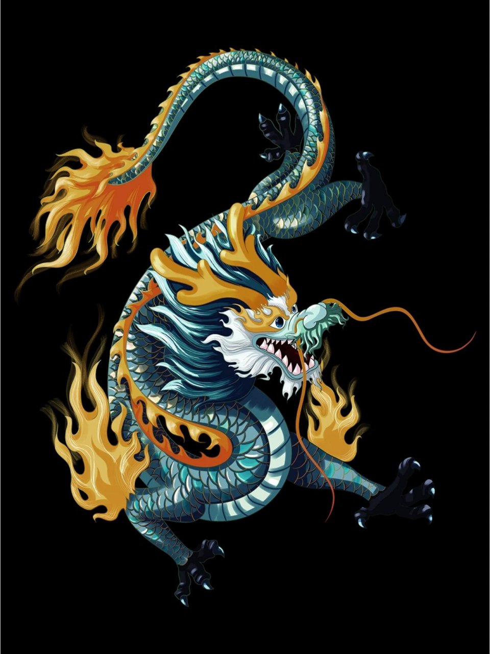 国风素材/高清免抠/龙图 96龙是中国神话中具有权威象征的神异动物