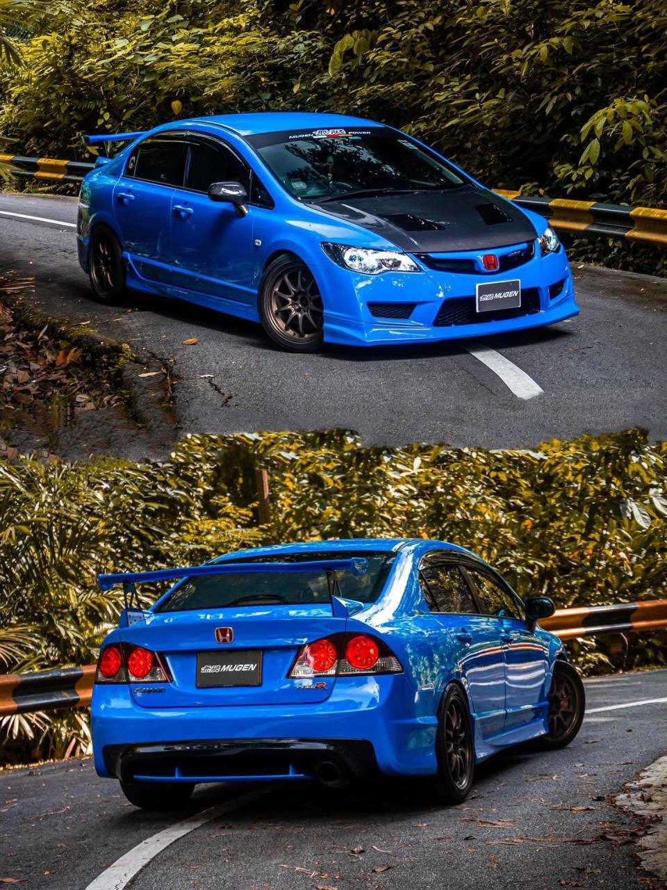 八代思域改装案例分享,标签上改件,艾特你的好兄弟一起冲!