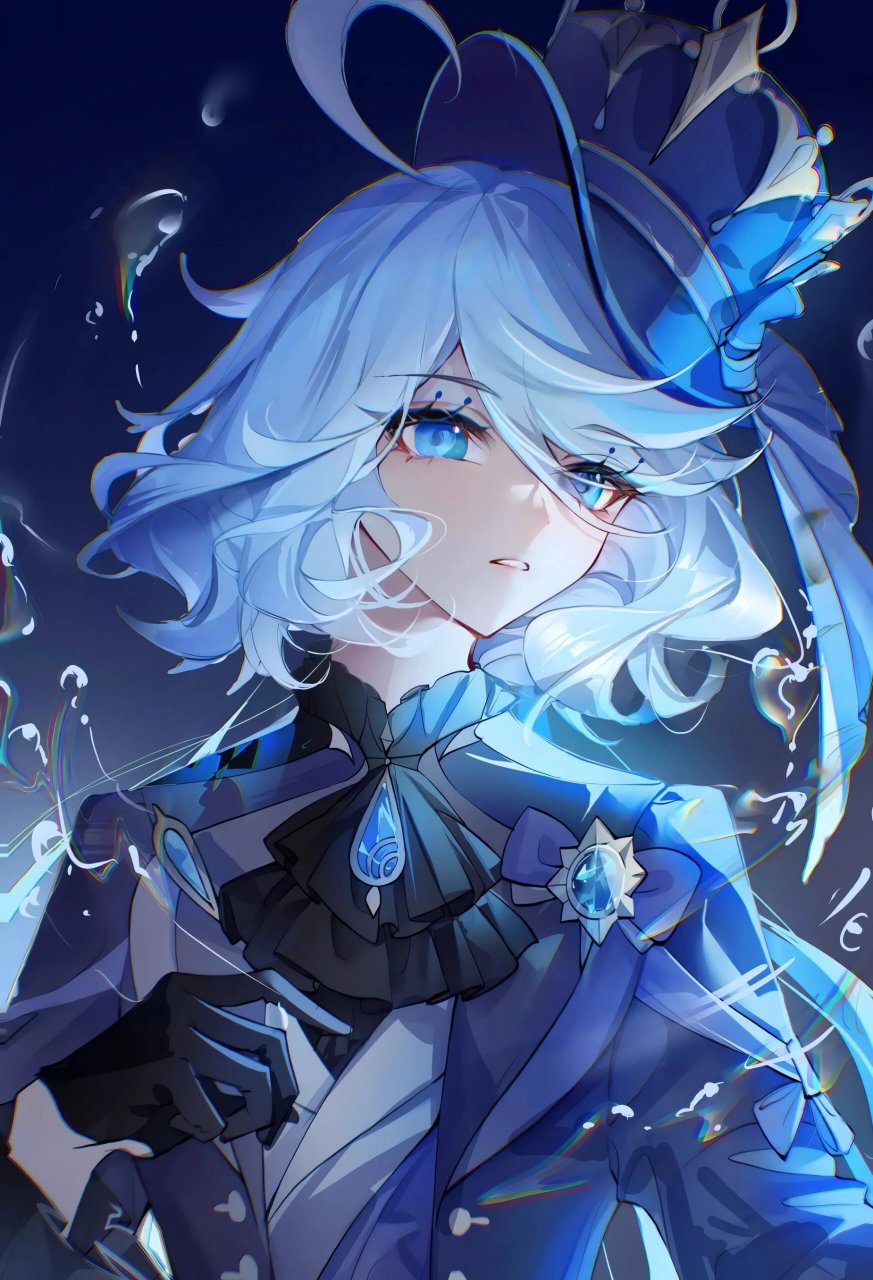 水神芙宁娜的图片~     求图私