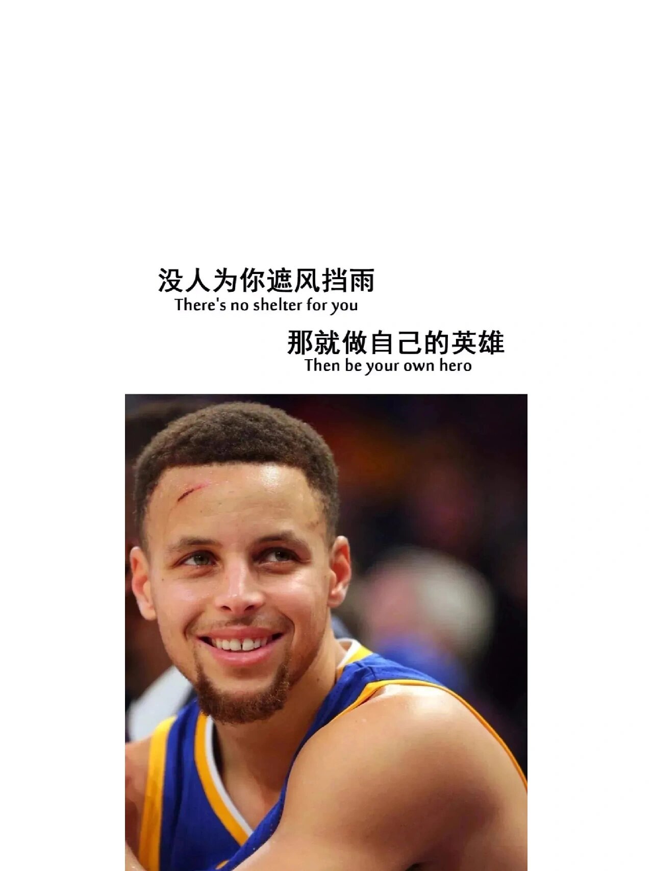 库里照片分享第十弹:经典励志语录