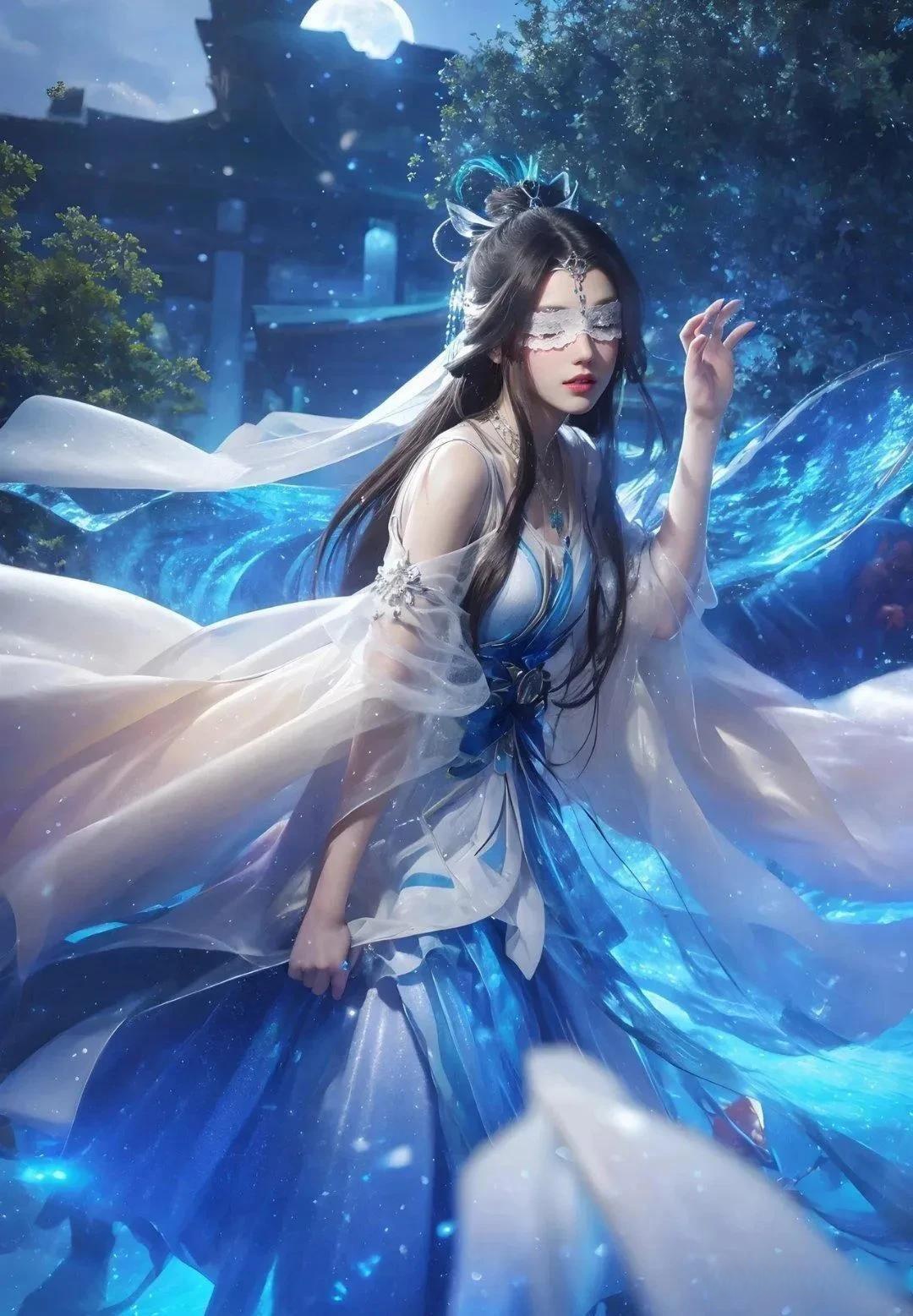 有没有唯美动漫的少女图像 昔日之图,乃江湖之景也