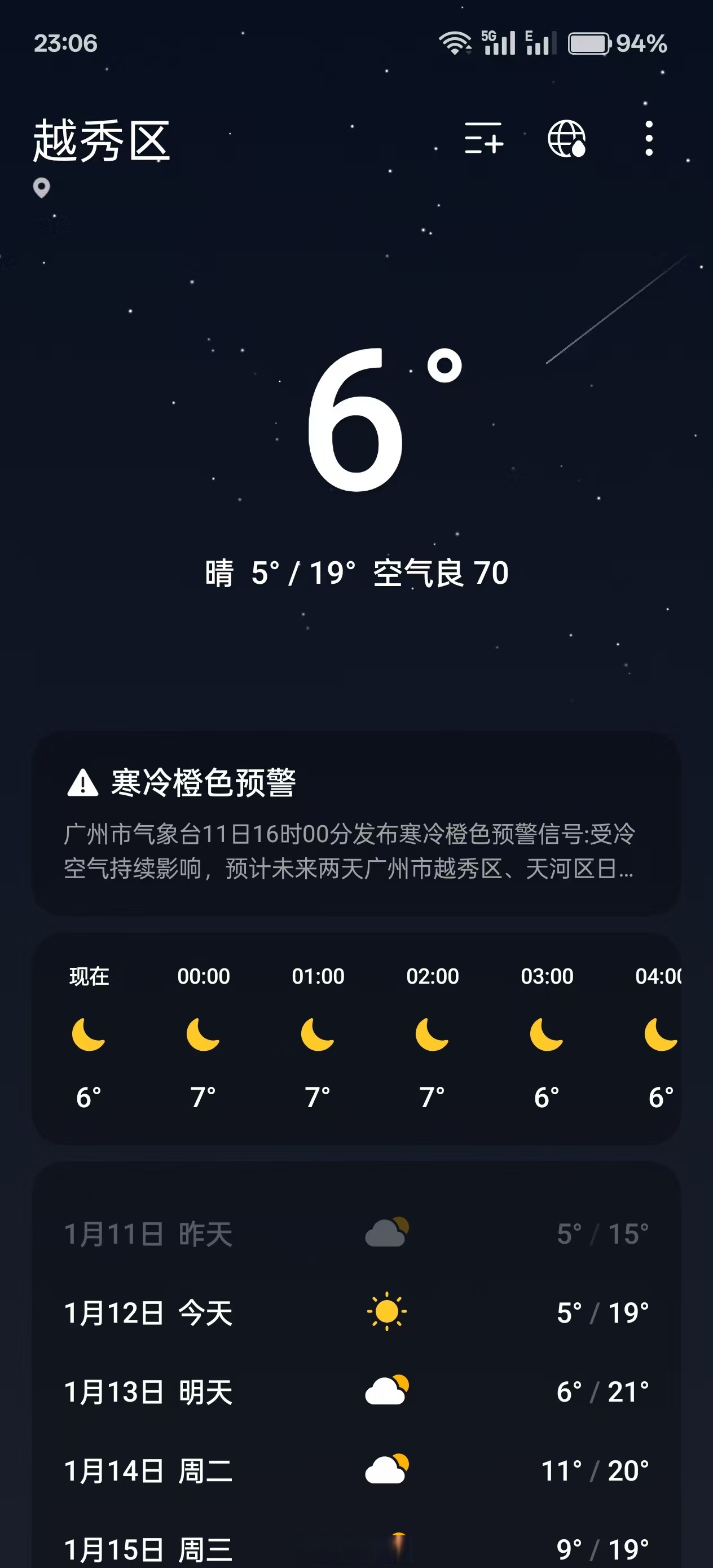 广州天气预报15天查询天气大全