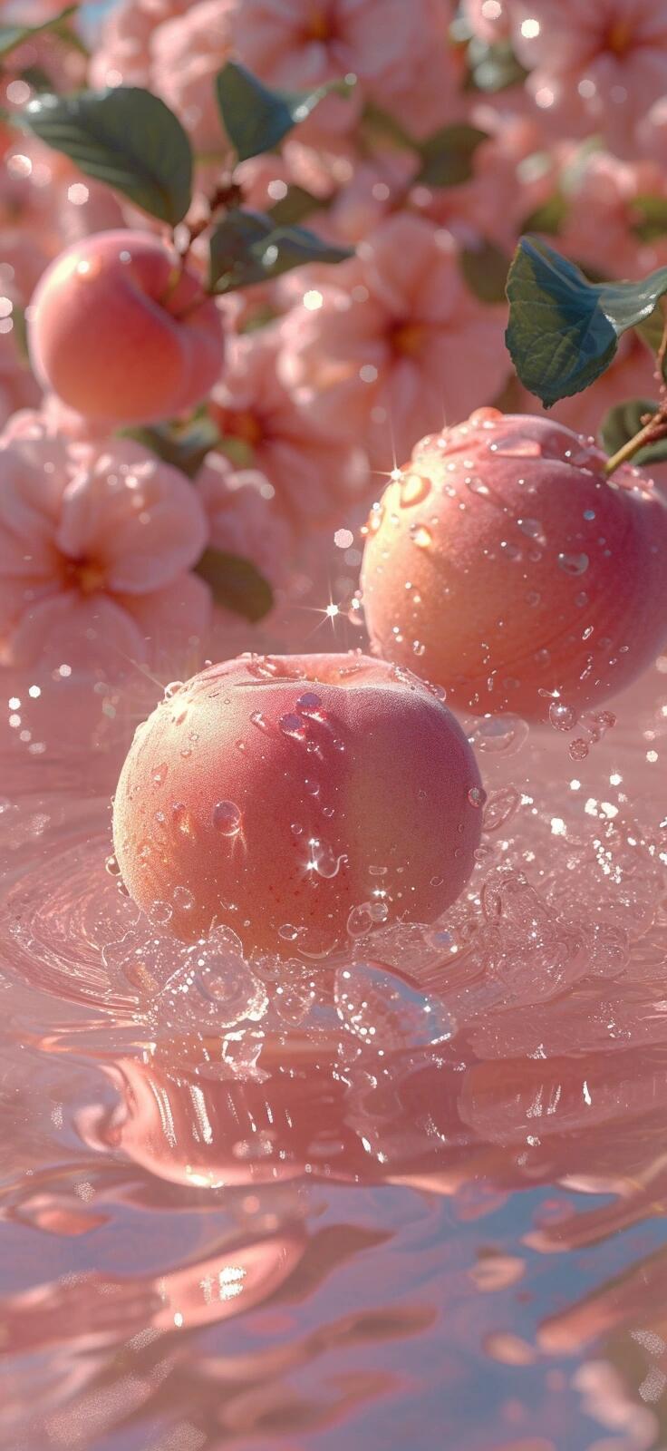 水蜜桃壁纸 |高能量 治愈系壁纸