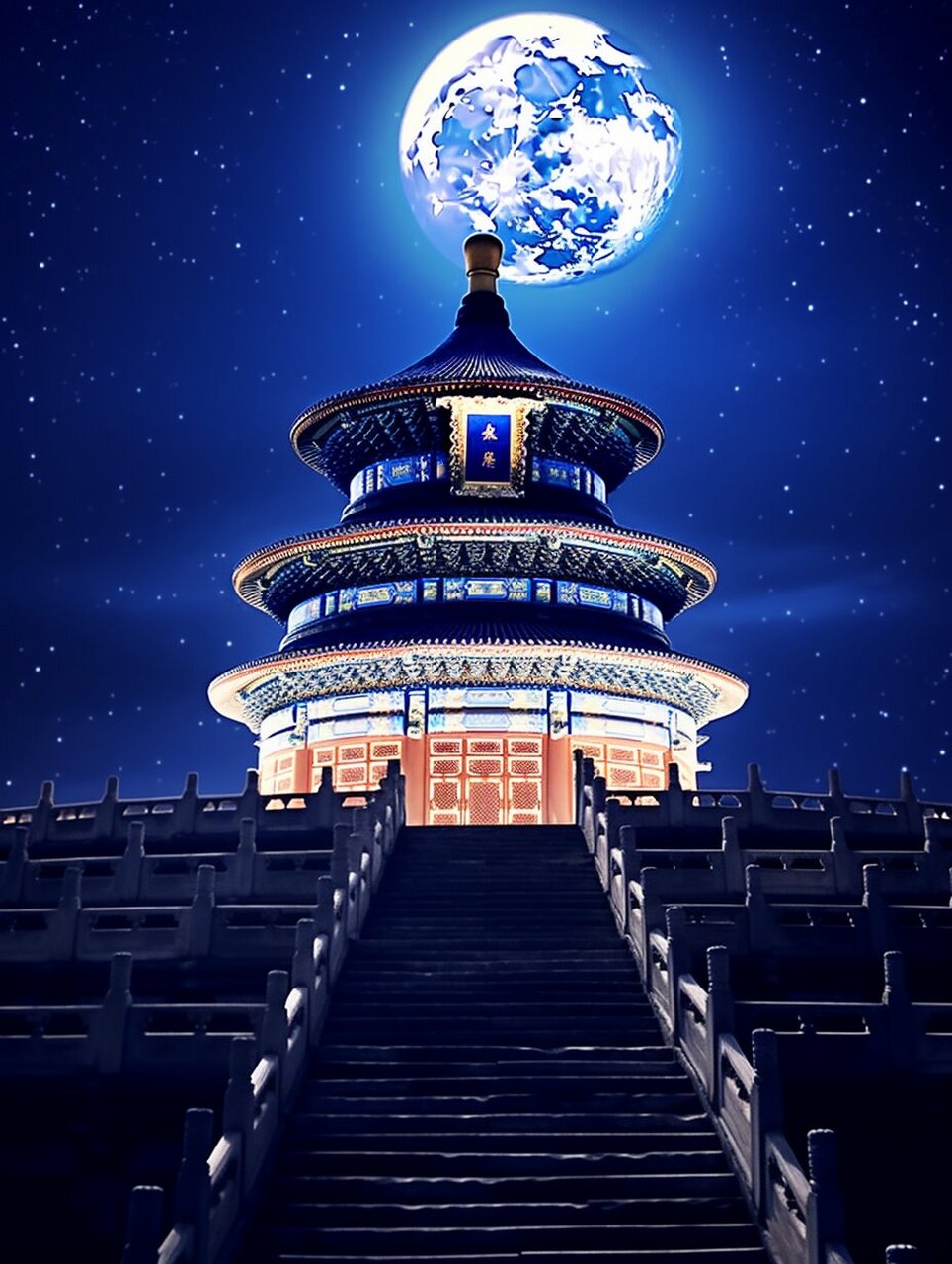 北京天坛夜景,人生必看78 人生建议!