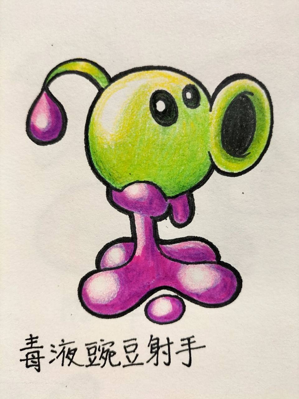 植物大战僵尸怎么画 简笔画    植物大战僵尸怎么画 简笔画