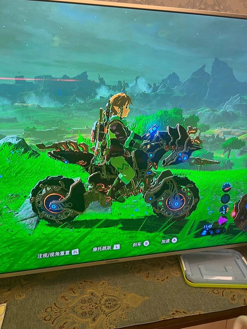 switch游戏 塞尔达 林克终于拿到摩托车9315