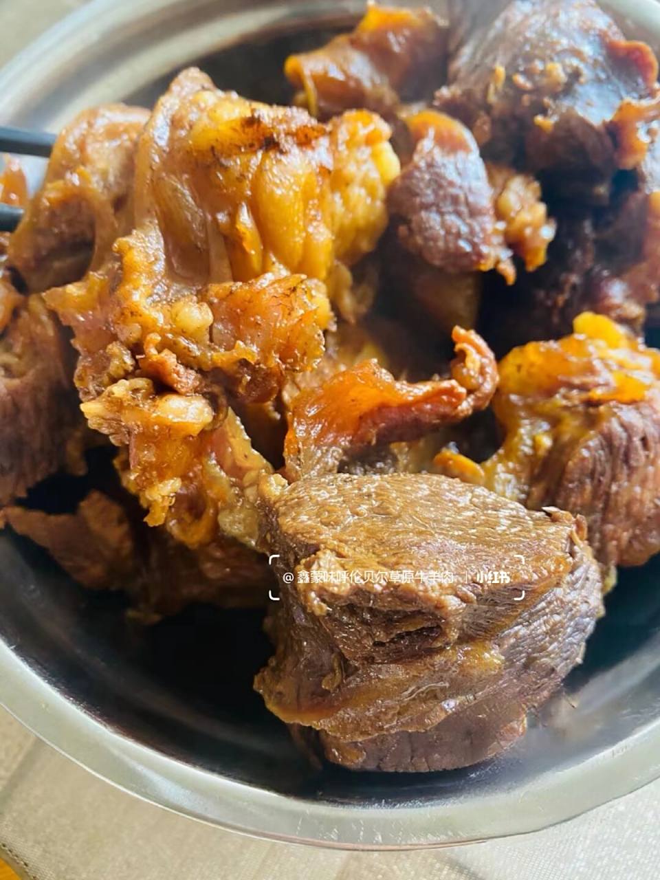 酱牛窝骨,美食分享 酱牛窝骨,牛窝骨是我很喜欢的一个部位.