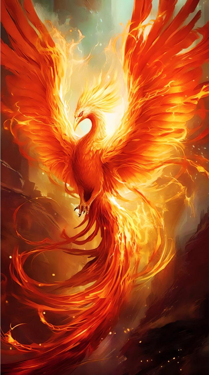 凤凰寓意,脱胎换骨,凤凰涅槃,傲世重生 有传说规定每逢五千年,凤凰会