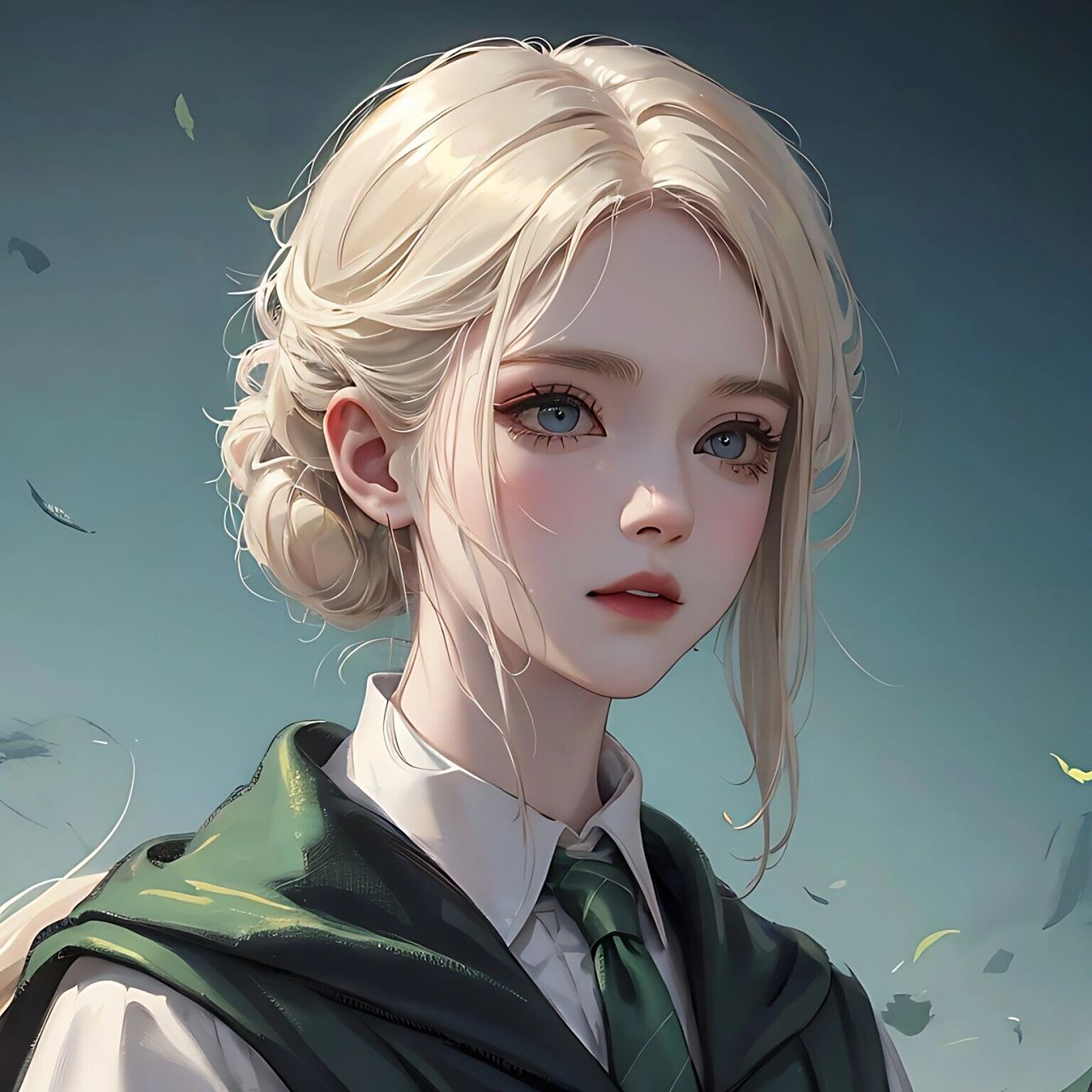 女生头像·金发碧眼的贵族少女97