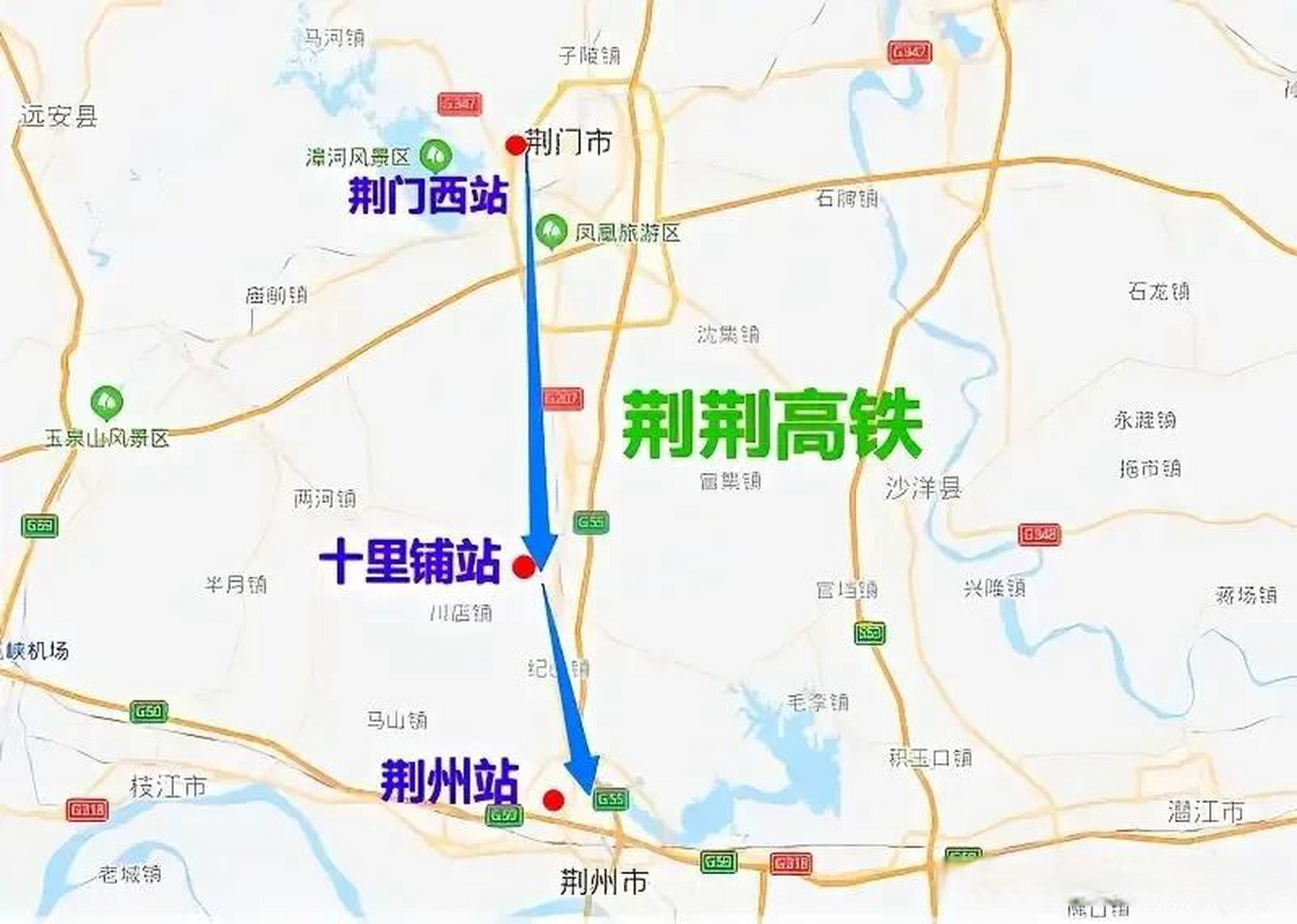 通常情况下,列车大多只在荆门和荆州两个站点停靠,使得这条线路成为