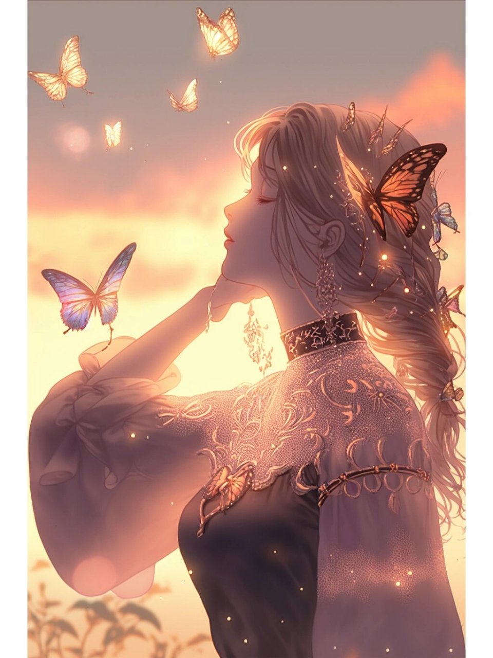 🦋蝴蝶少女|红带袖蝶|蝴蝶仙子系列 第二张简直太美了吧,你会喜欢哪