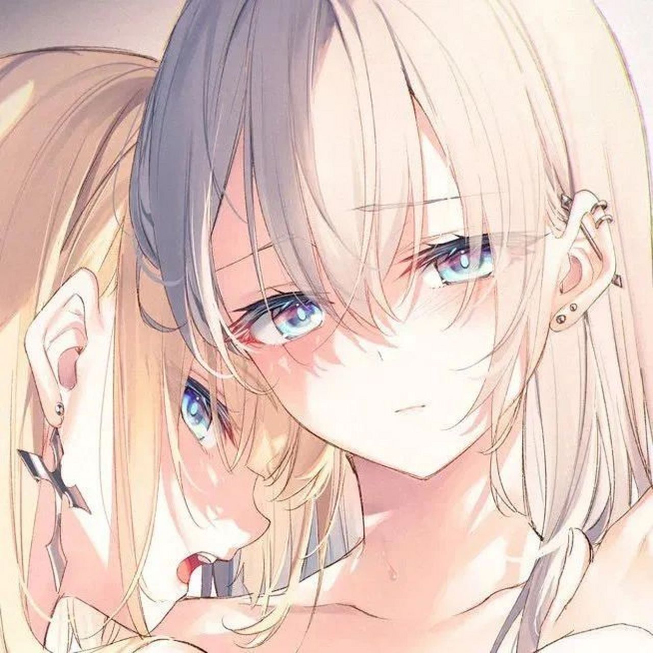 分享百合情头 单纯的喜欢头像想要分享头像,不想放相册积灰,我喜欢的