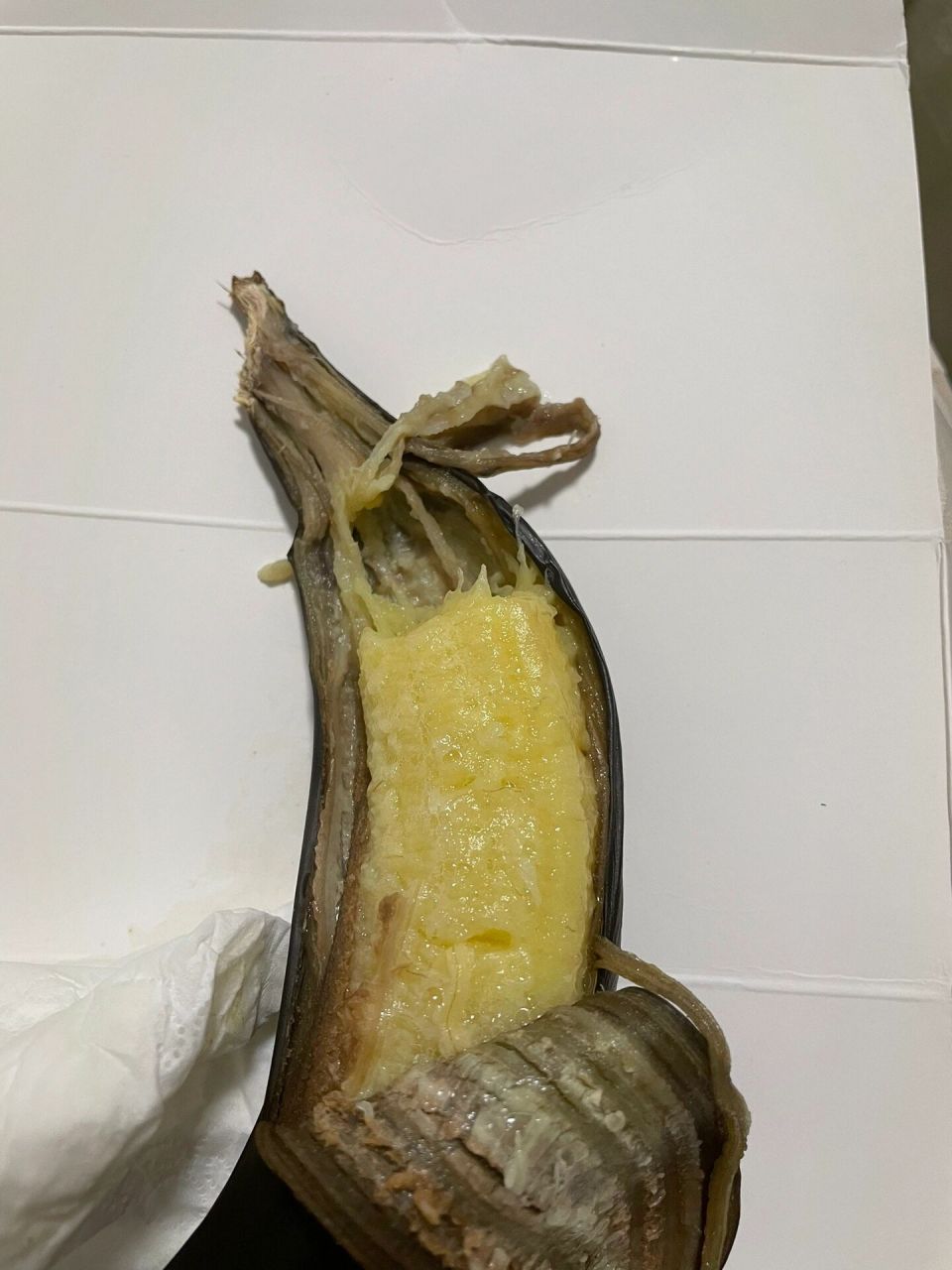 妈妈买的新品种香蕉 黑皮的 空气炸锅180度10分钟即可拥有同款香香