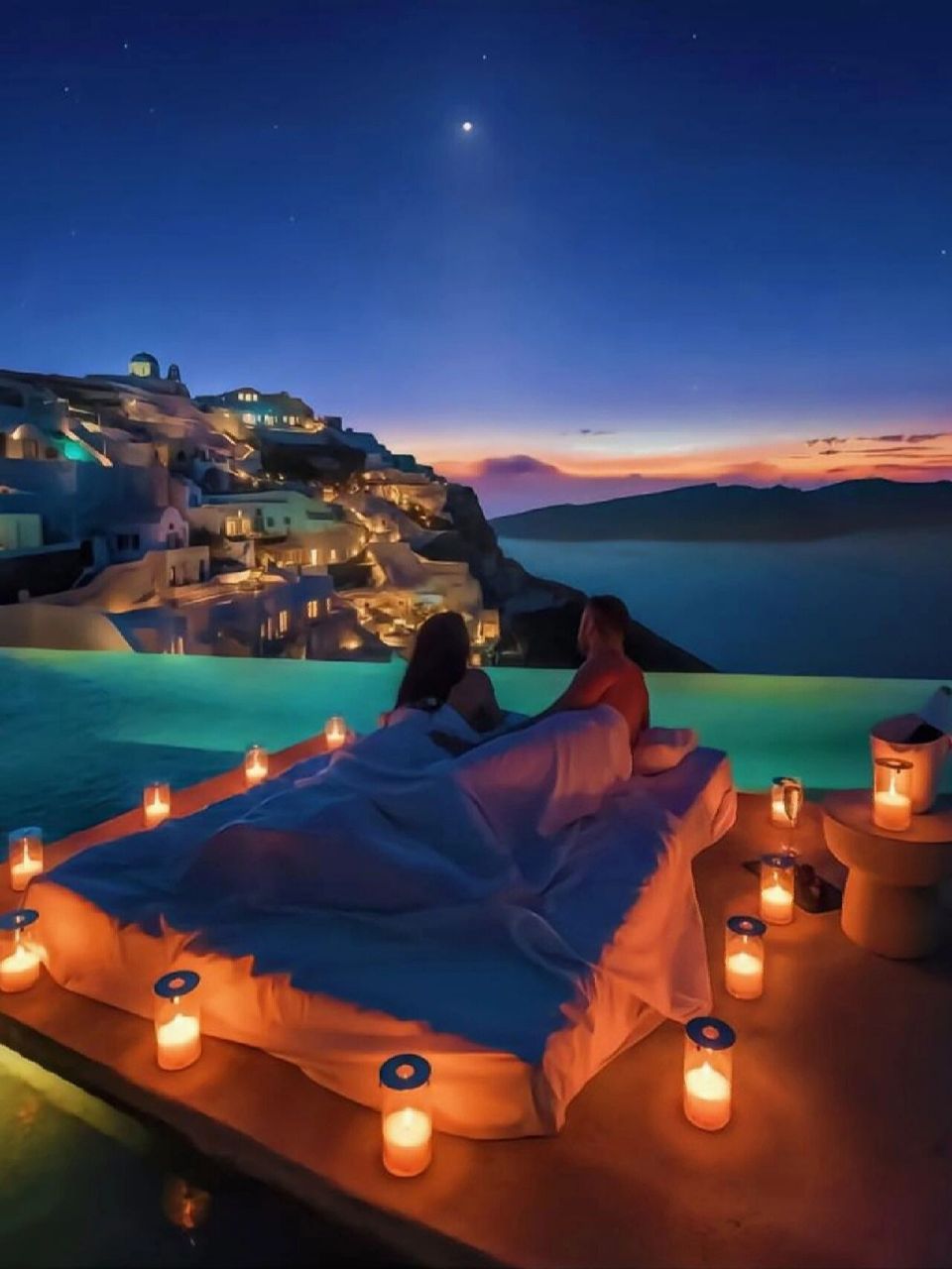 全世界公认最美的日落 7815蓝白天堂 日落93 圣托里尼岛属于