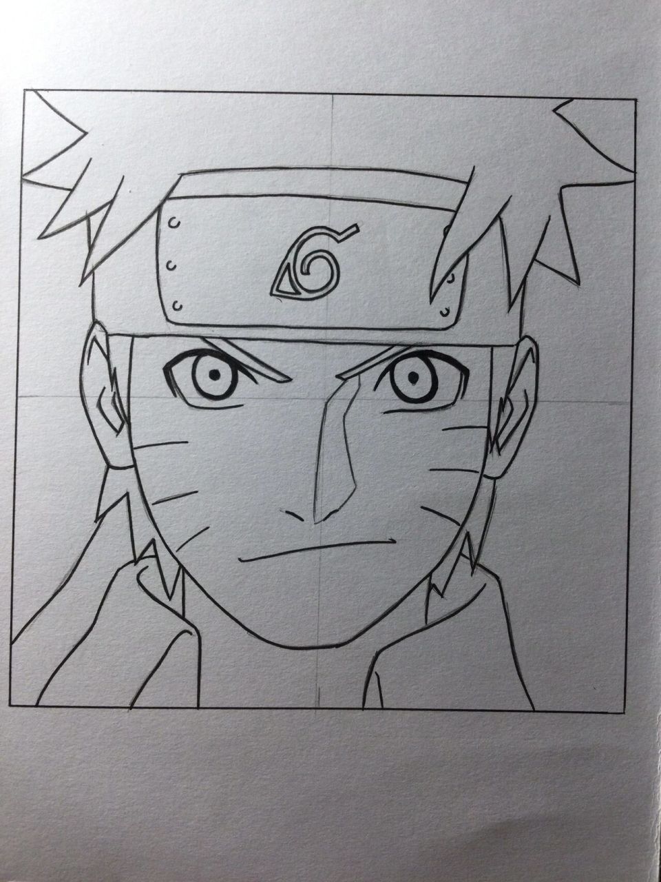 教你画鸣人 这个简单