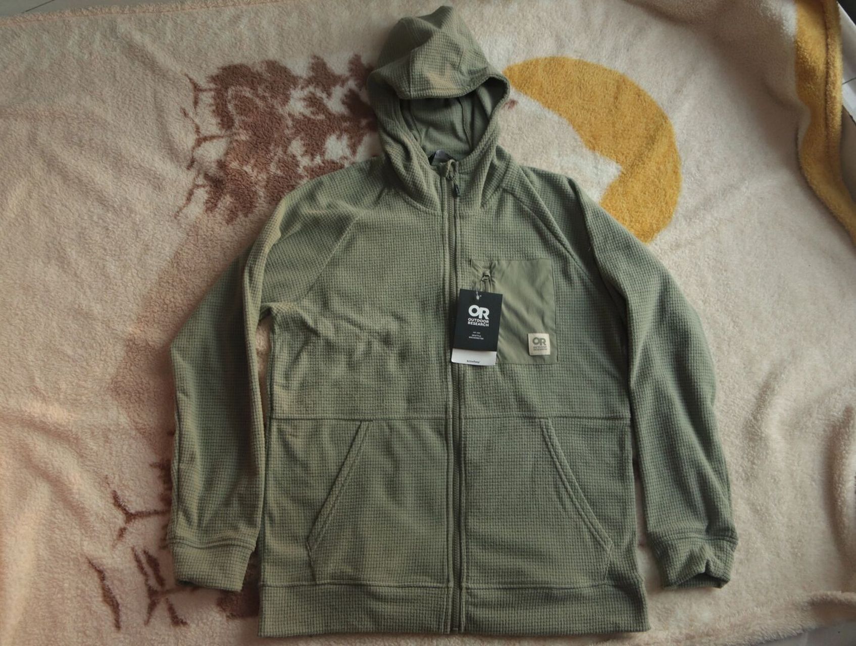 outdoor research trail mix hoodie or trail mix系列带帽抓绒衣