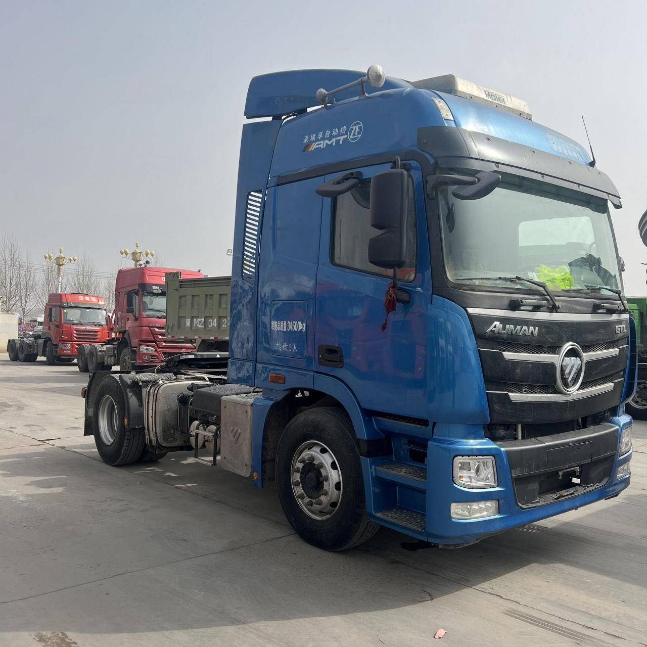 单驱 4×2   21年3月 科技蓝 欧曼gtl460马力 福康发动机 采埃孚自动