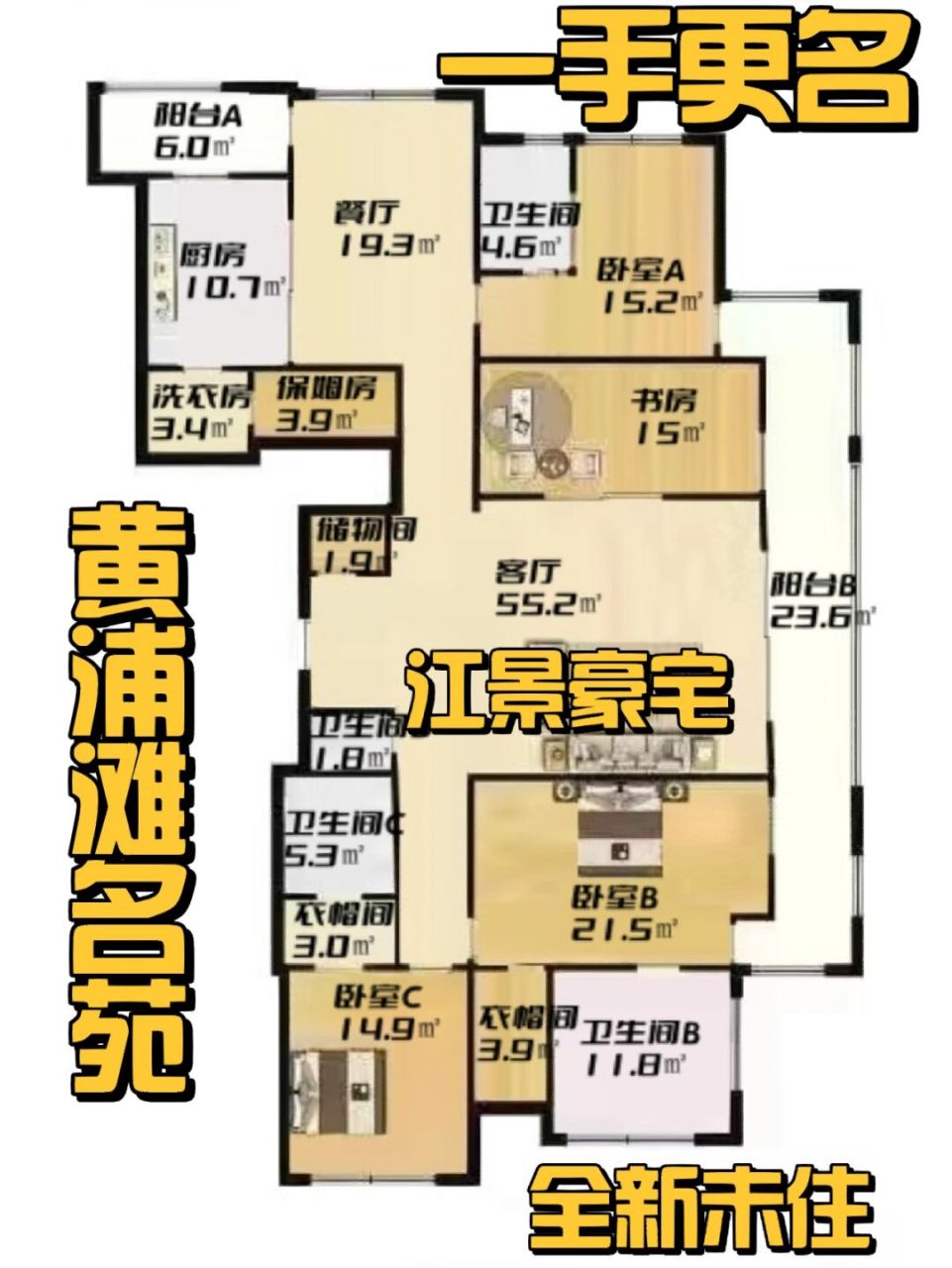 【全新房】黄浦滩名苑·重点双学区房757575 【全新房】黄浦滩