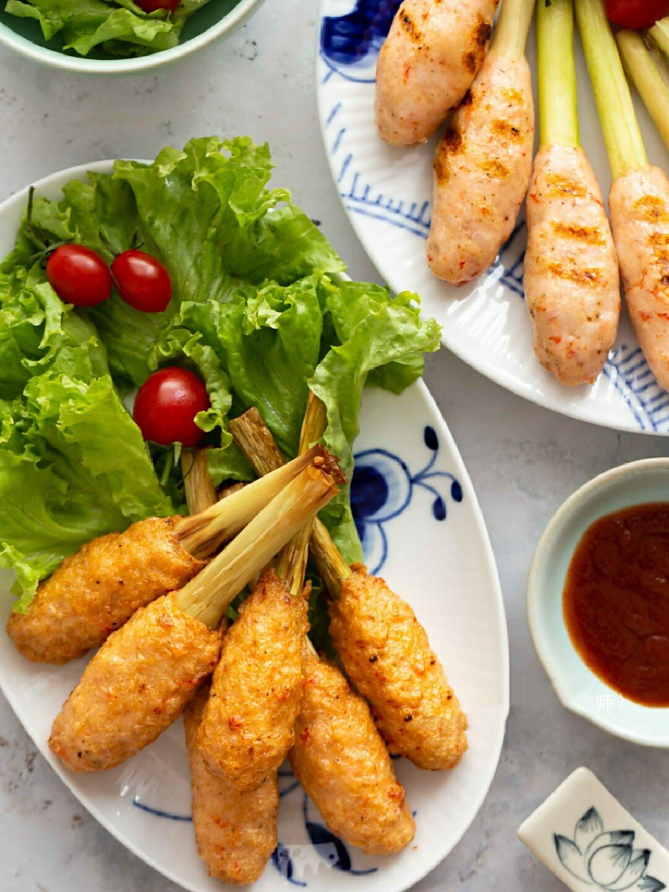 越南甘蔗虾97越南经典小吃75秘制虾肉制成 01甘蔗越南虾(或柠檬