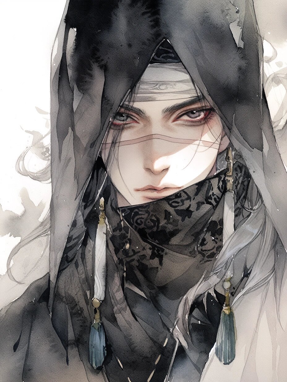 古风人物头像壁纸,今天是杀人不眨眼的刺客