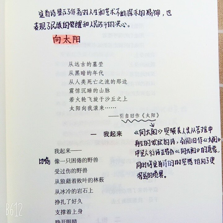 8.12 | 《艾青诗选》批注