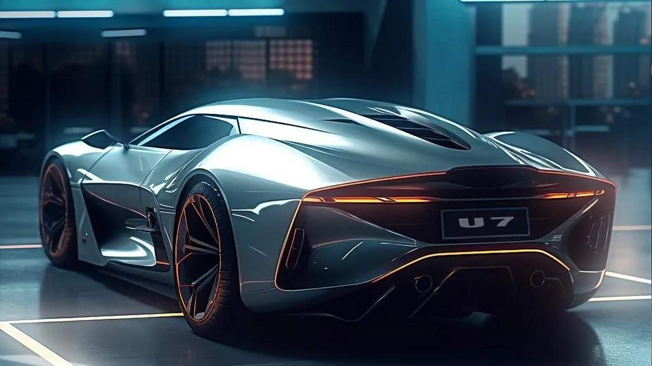 byd比亚迪仰望u7 轿跑车畅想图