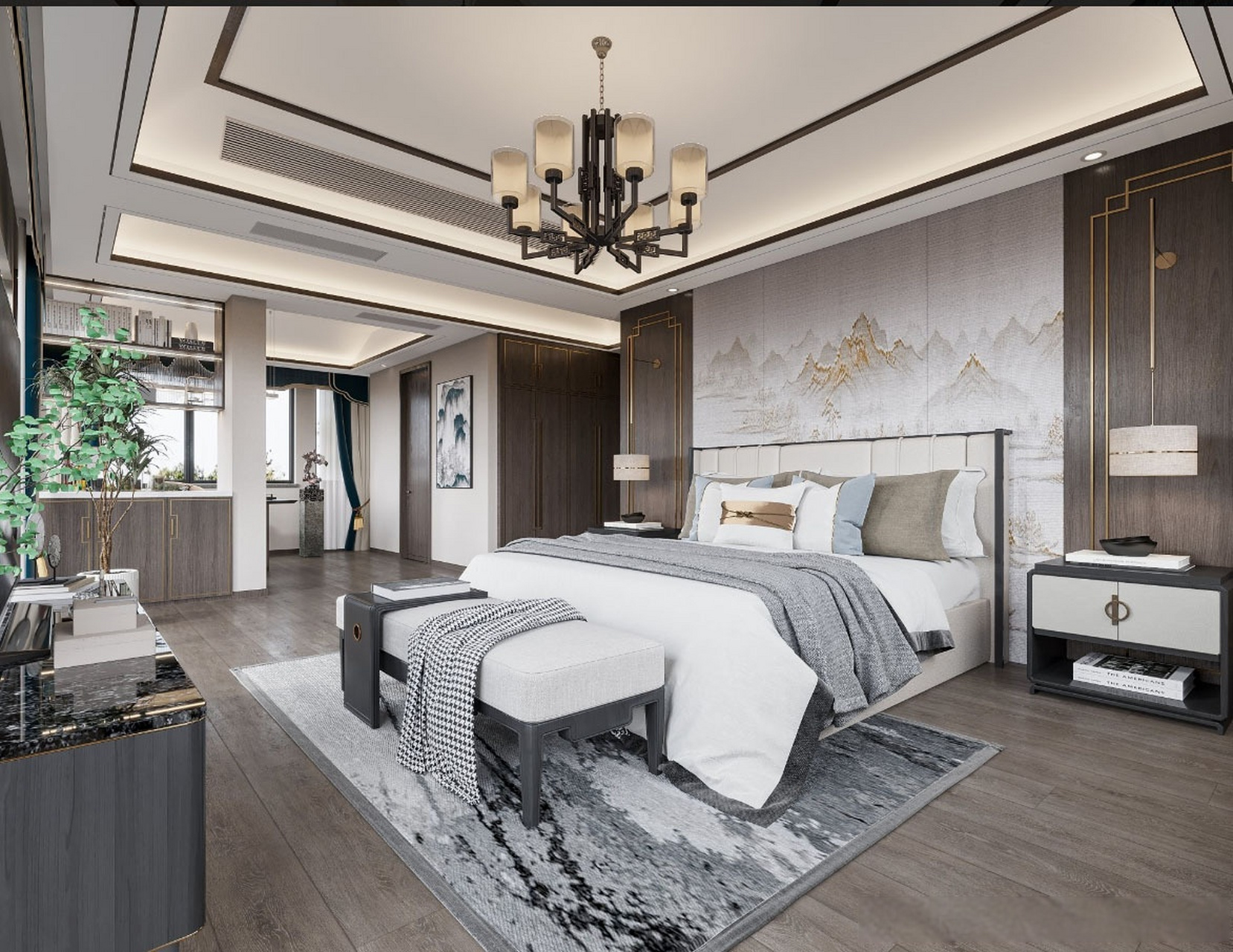 本案以时光的痕迹细腻刻画温润与澄静,运用摩登东方语言营造当代人文