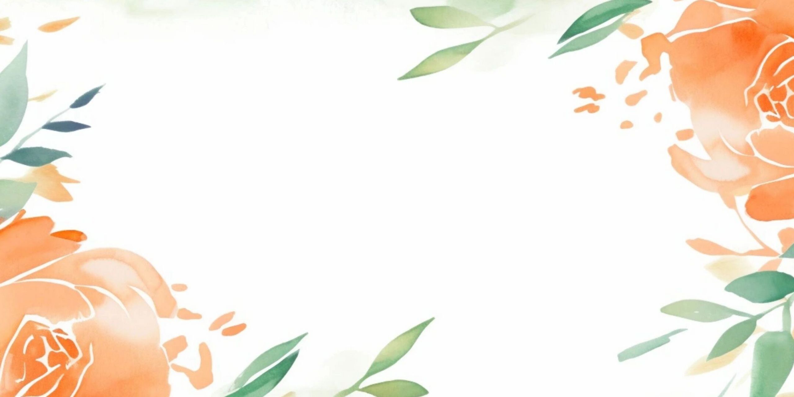 素材分享94实用的小清新水彩花边背景 哈喽~我是图图大耳朵09 工