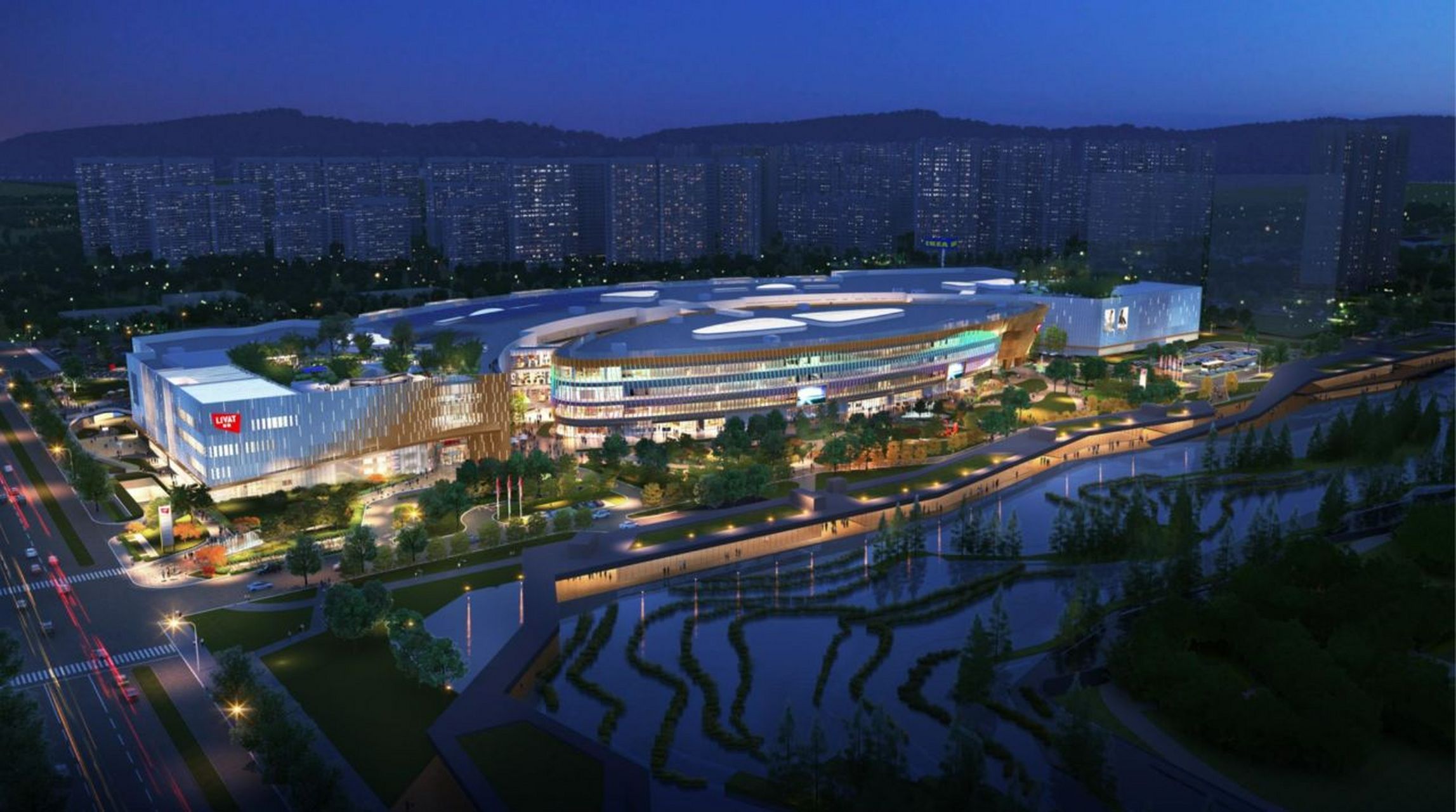 宜家家居旗下商业品牌"荟聚购物中心"即将于2024年亮相西安,这是壹乙