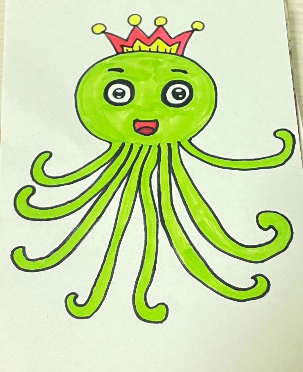 简笔画章鱼 可爱的章鱼先生来啦!