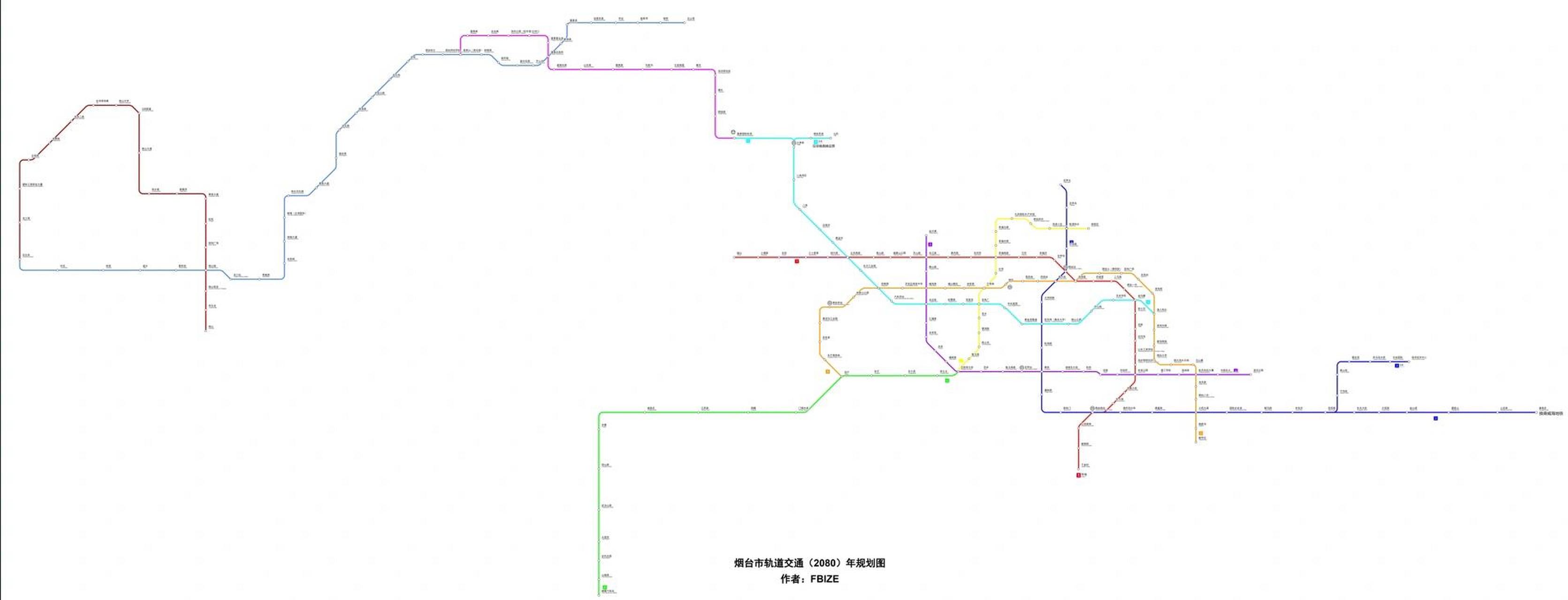 烟台地铁图图片