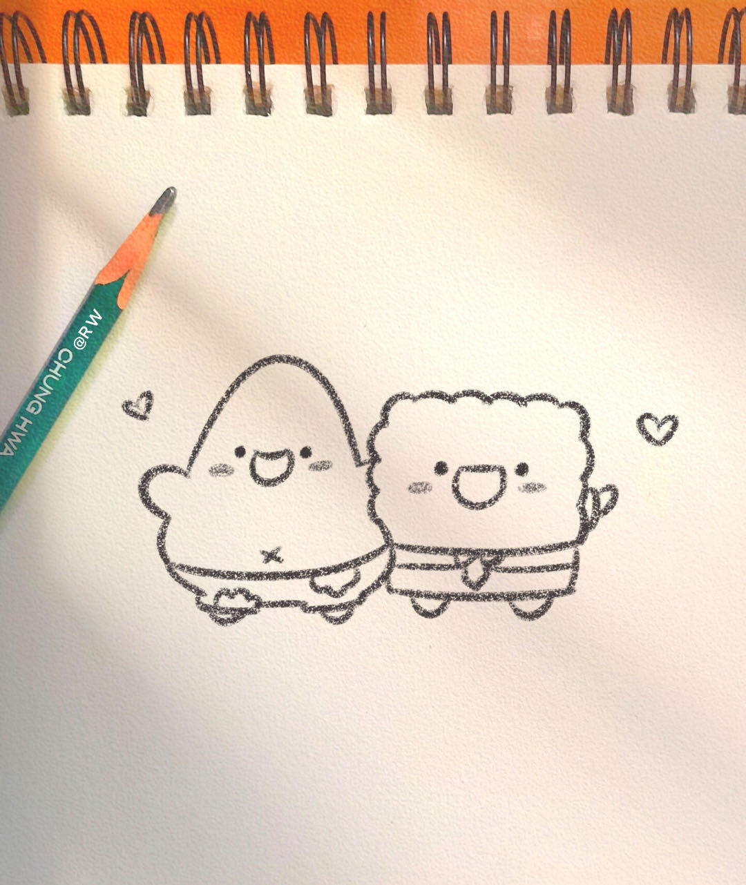 超可爱简笔画过程