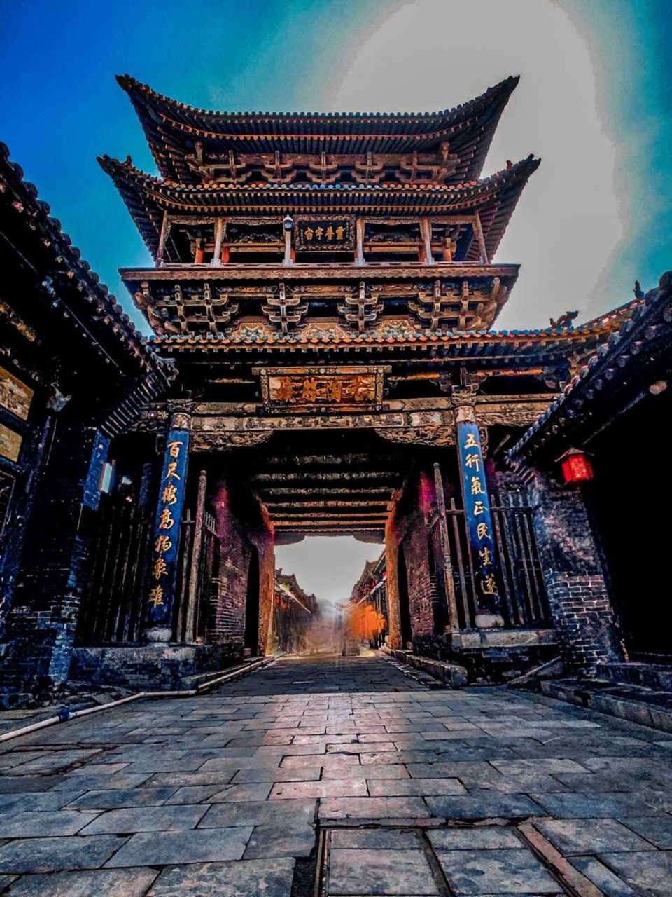 乔家大院秋日之旅93好吃好玩 93乔家大院又名在中堂,位于山西省