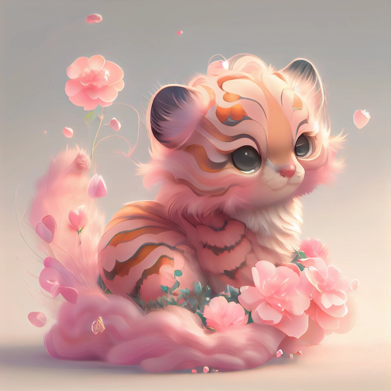 粉色系十二生肖女生头像来了