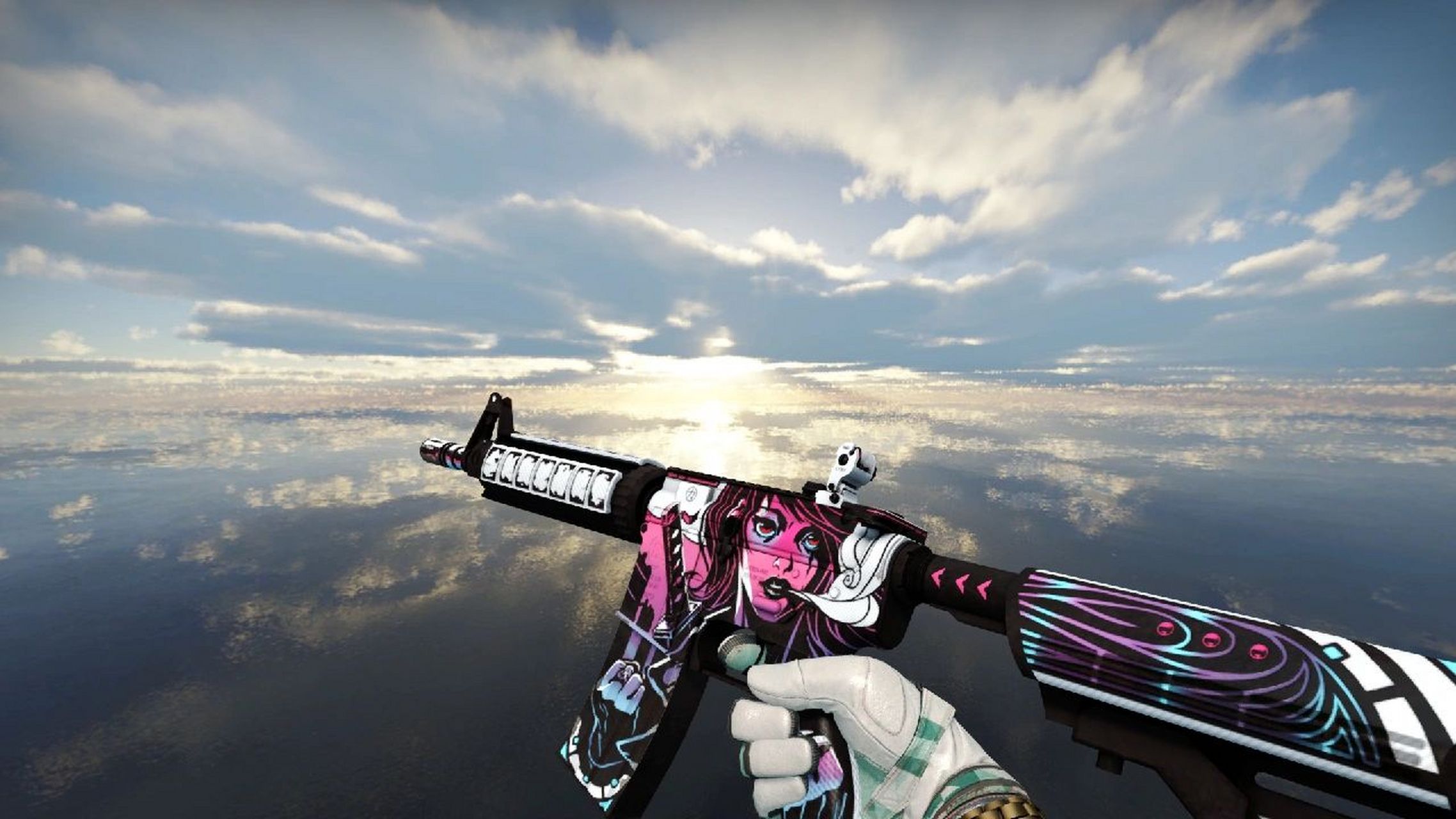 女生必买的csgo皮肤,好看到不行(m4a4篇) 活色生香:这是一把被很多人