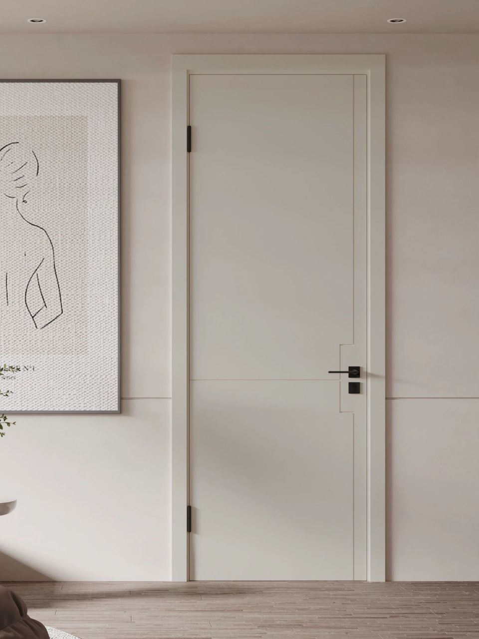 这8款现代风百搭简约木门,造型风格各有千秋