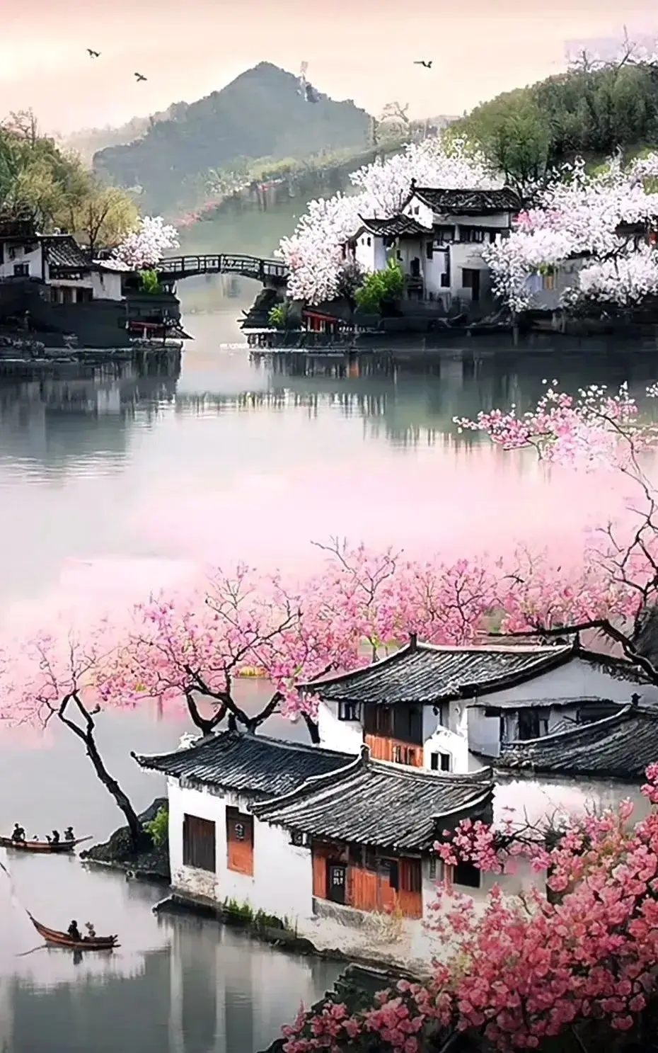 一缕春风拂面来,满城繁花盛开时