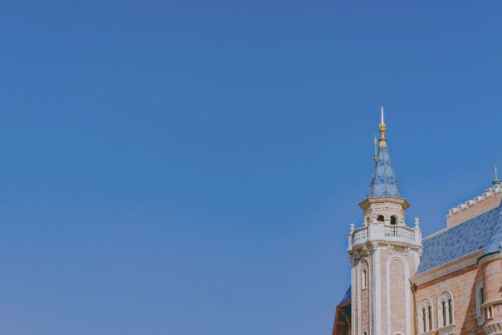 蓝色系61上海迪士尼61治愈壁纸 一组蓝色唯美梦幻桌面背景,平板