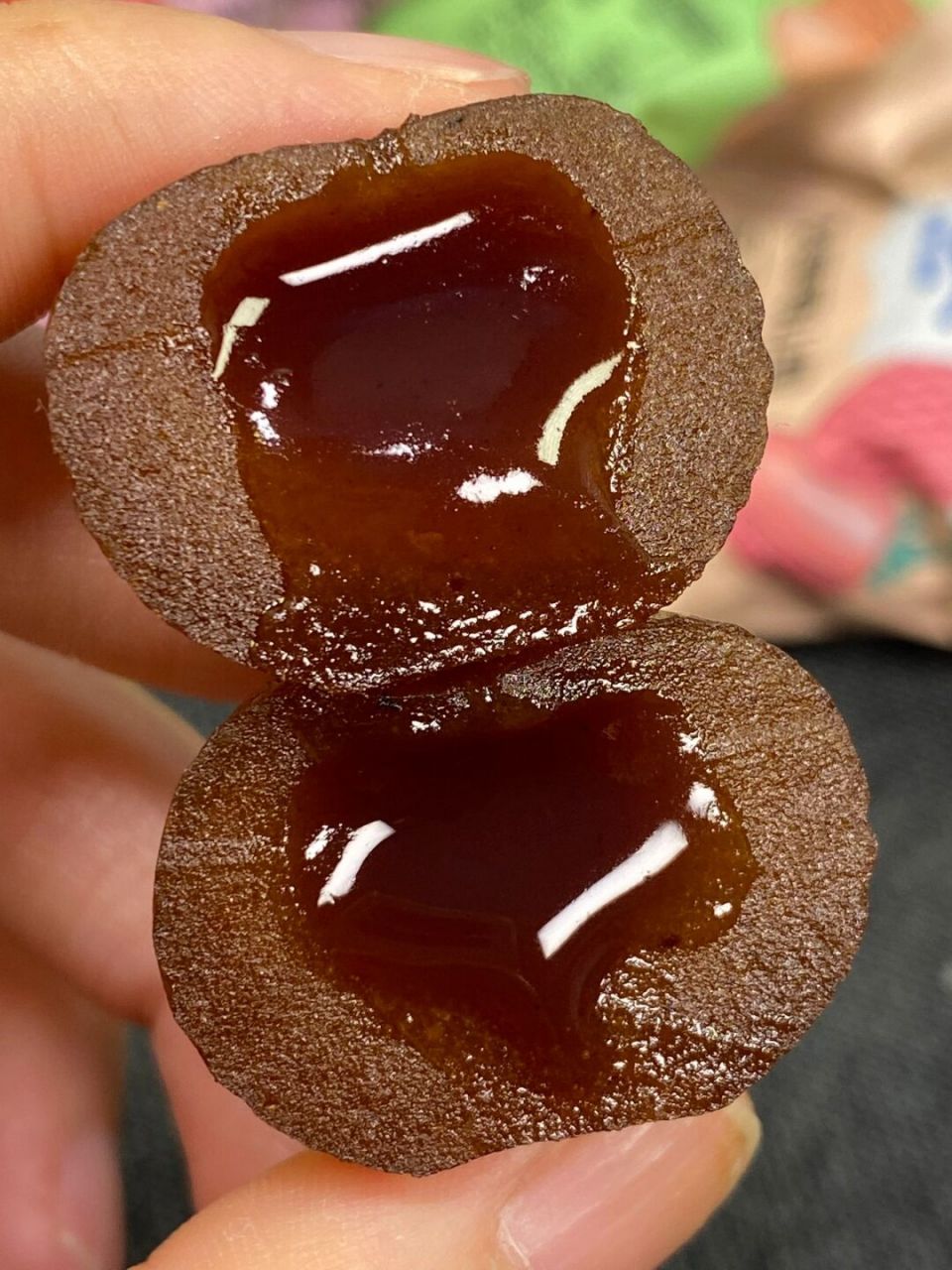 去小侄子家无意发现的奥赛爆浆山楂.好好吃啊.