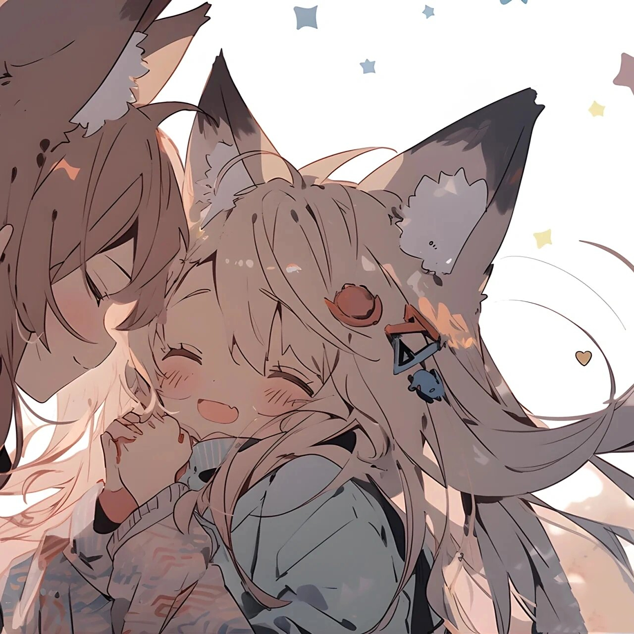 狐狸情侣头像 送情侣头像啦!快艾特你的男朋友/女朋友换上吧!