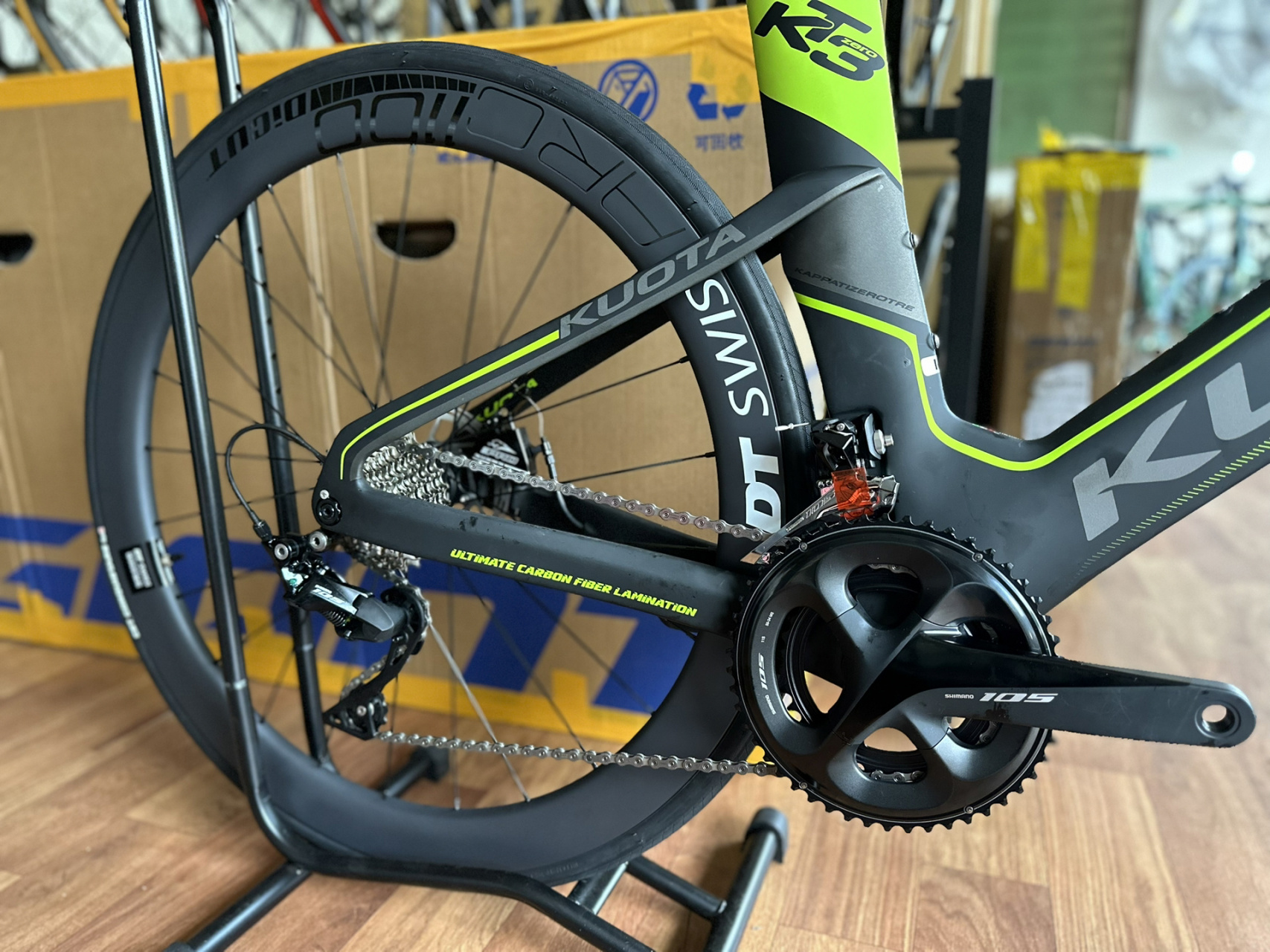 kt3 顶级铁三tt 碟刹公路车 lohas单车公路车个性化定制组装502