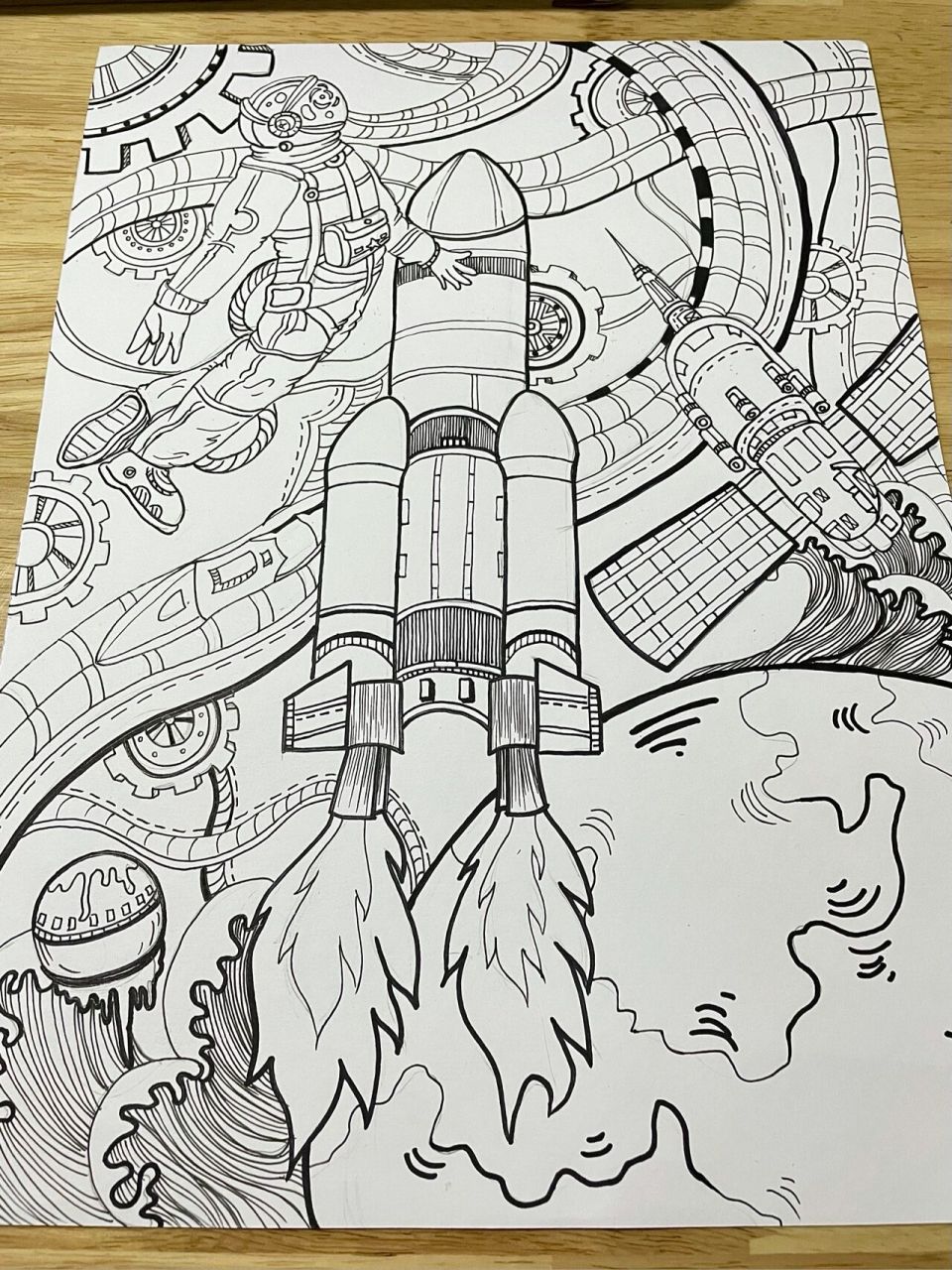 科幻主题画 宇宙科幻主题画