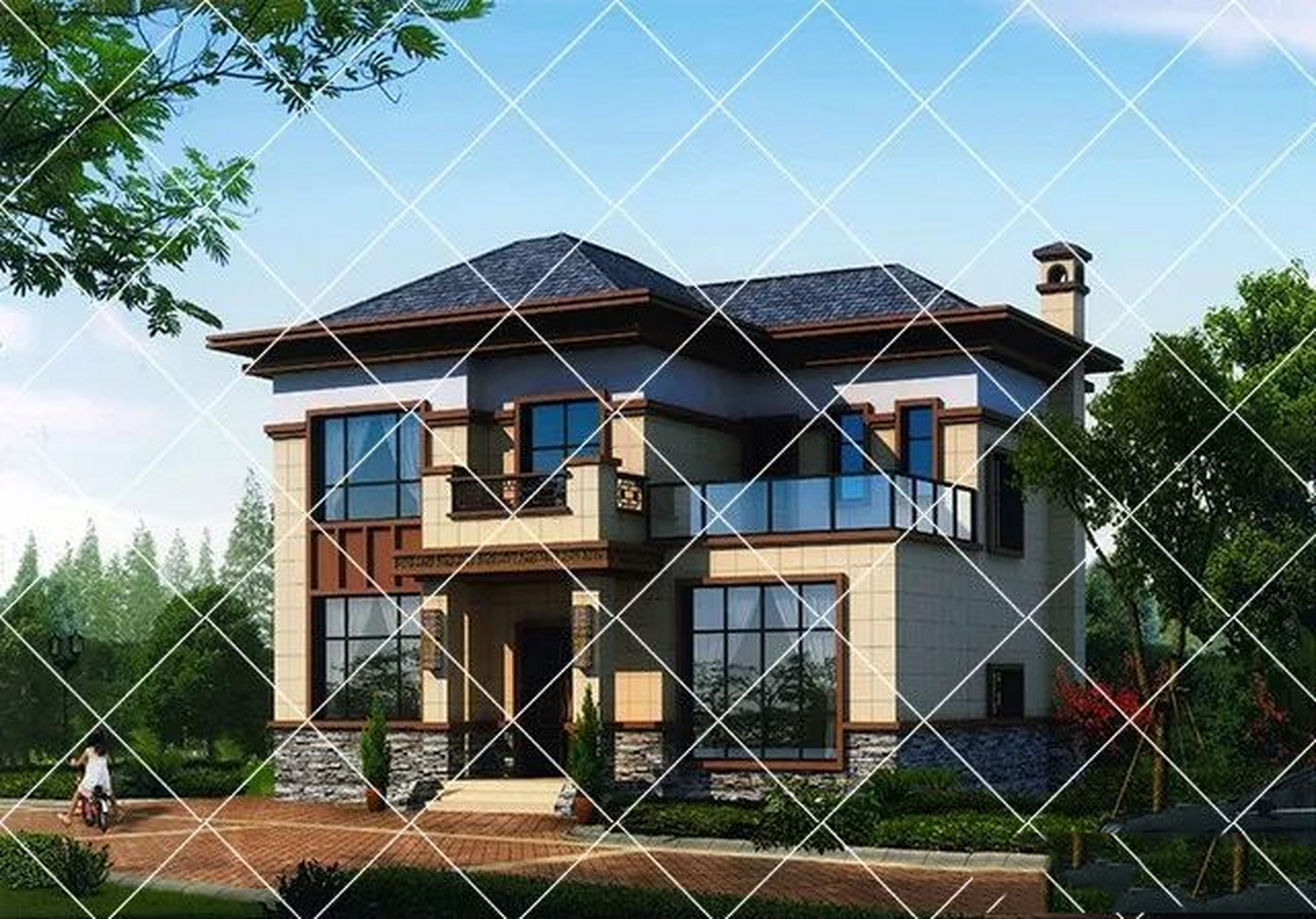 20万左右二层别墅,8款二层,实用又漂亮别墅 8款造价20万左右农村别墅