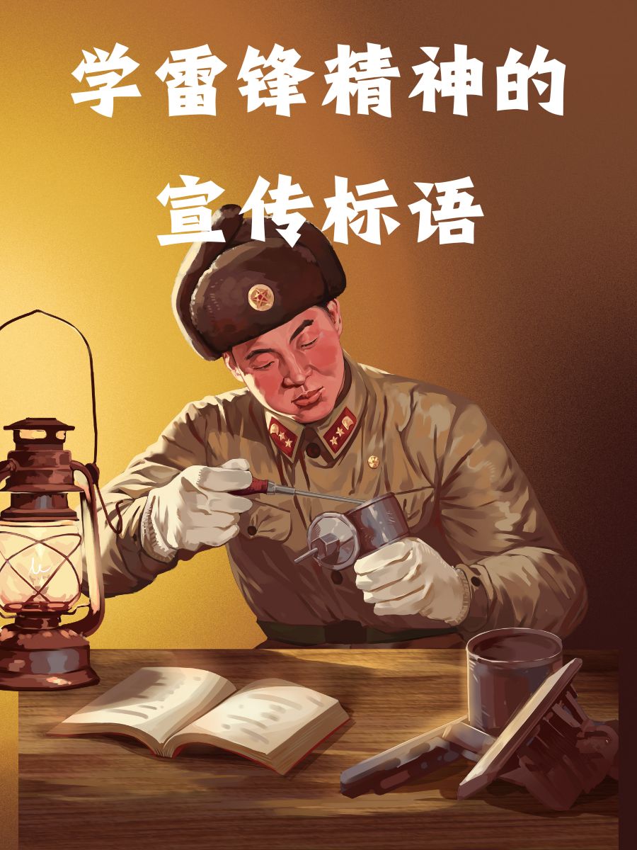 学雷锋精神的宣传标语