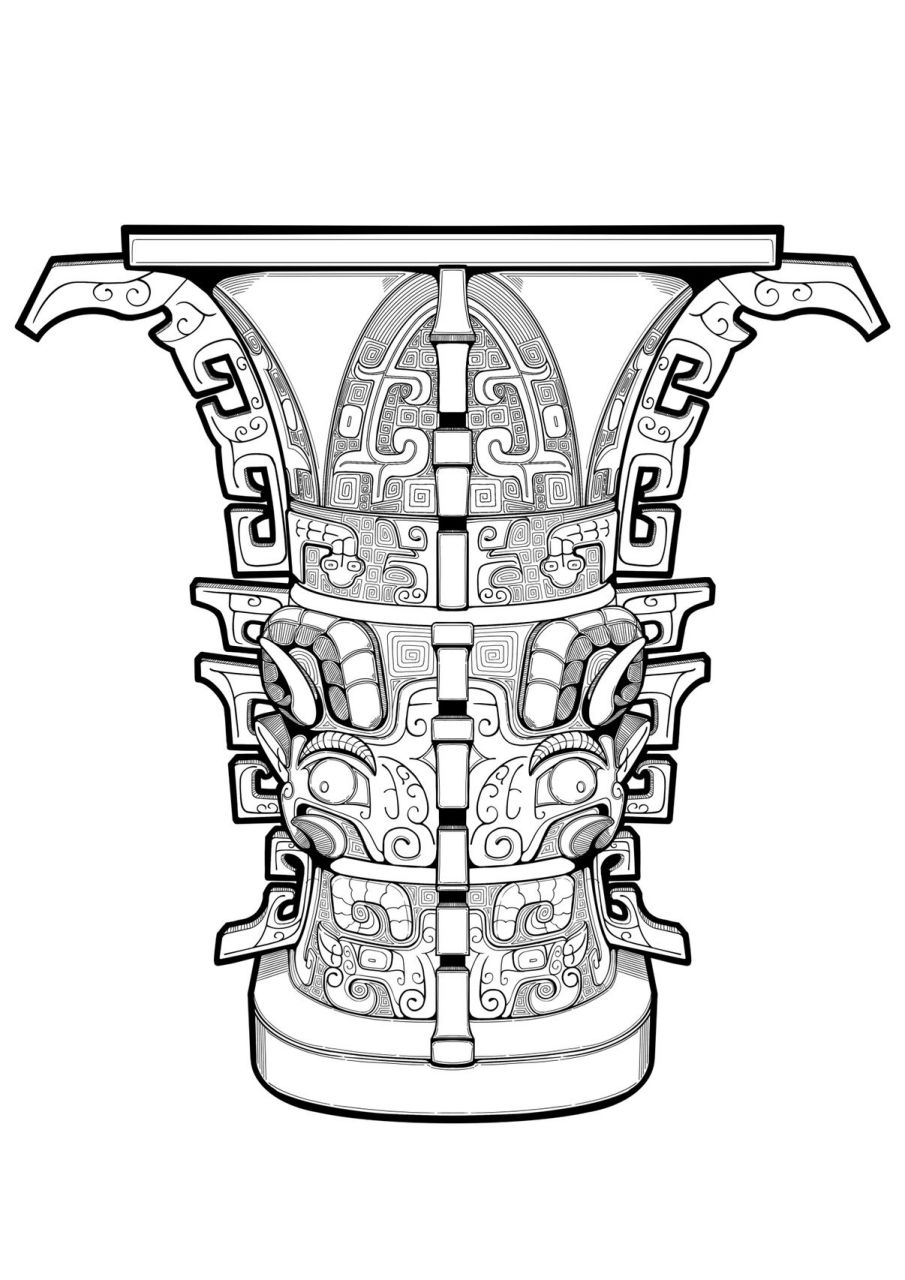 西周早期—何尊("宅兹中国,自之乂民") 中国首批禁止出国(境)展览文物