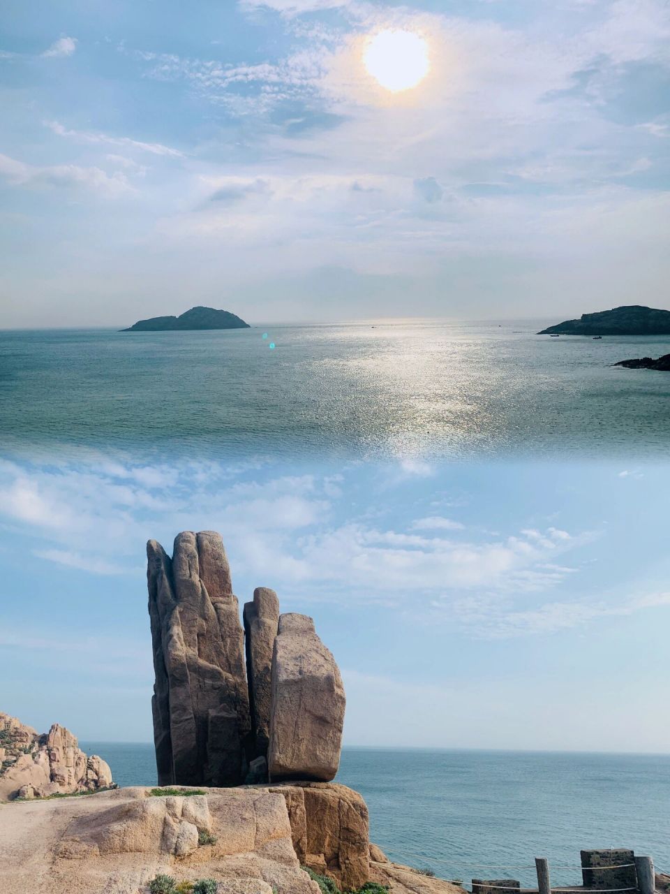 舟山嵊泗列岛 基湖沙滩 左岸公路攻略 9915因为花鸟岛那边有大风